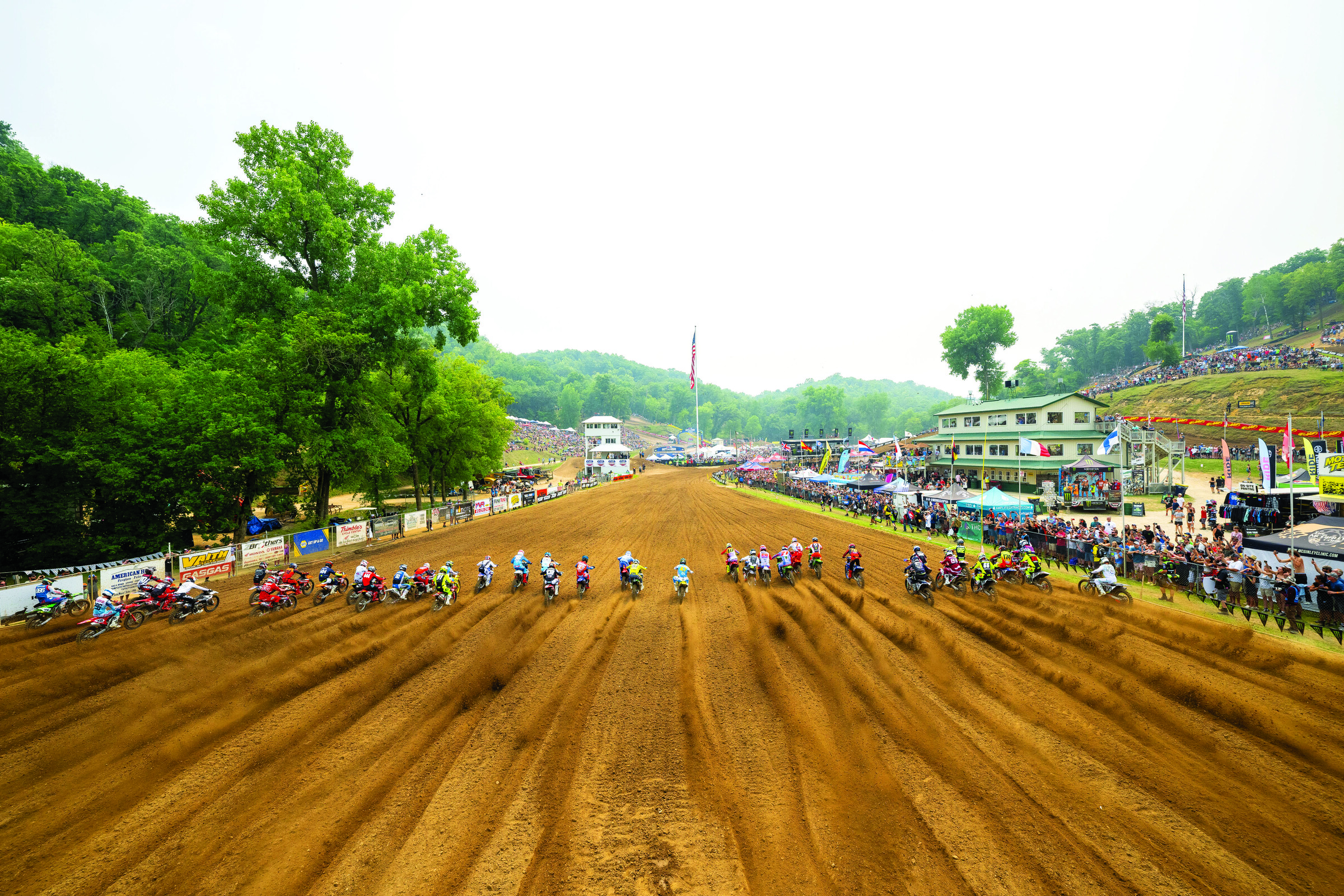 Starting line at Spring Creek