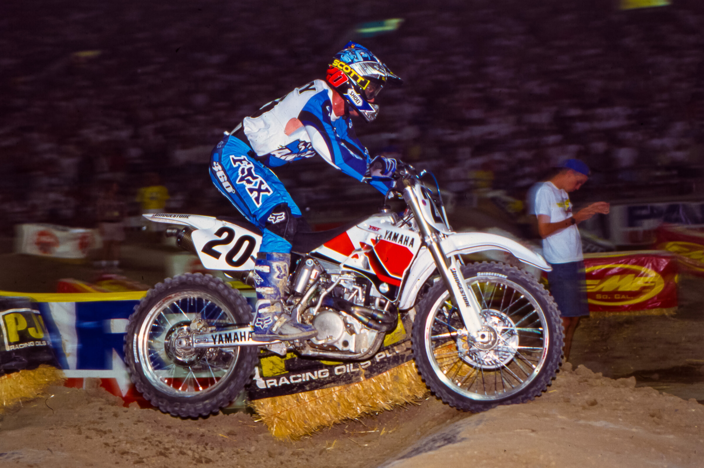 Doug Henry on his YZM400. 