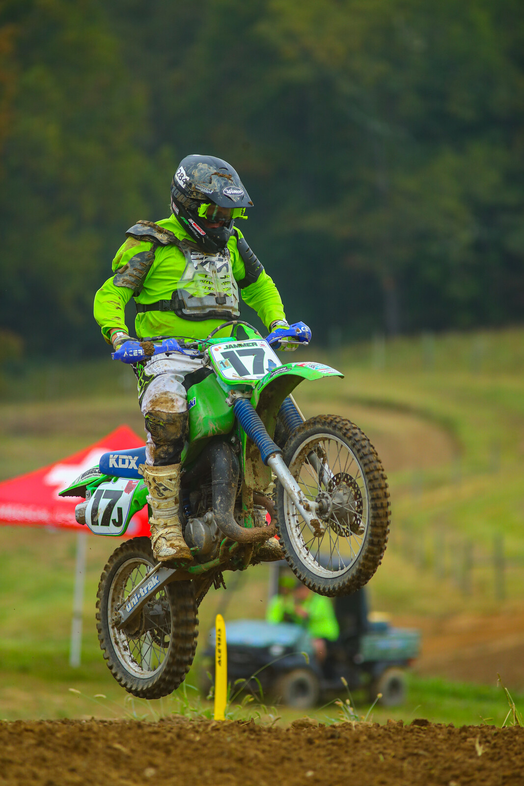 James “Jammer” Golliher Jr. at the 2023 Big Dave Vet Homecoming at High Point Raceway.