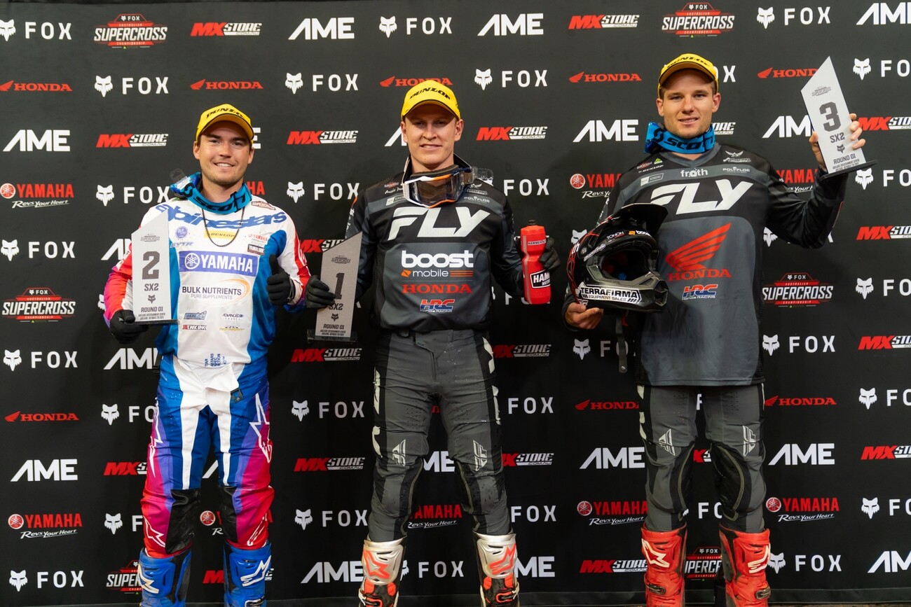 Max Anstie (winner), Robbie Wageman (second), and Wilson Todd (third).