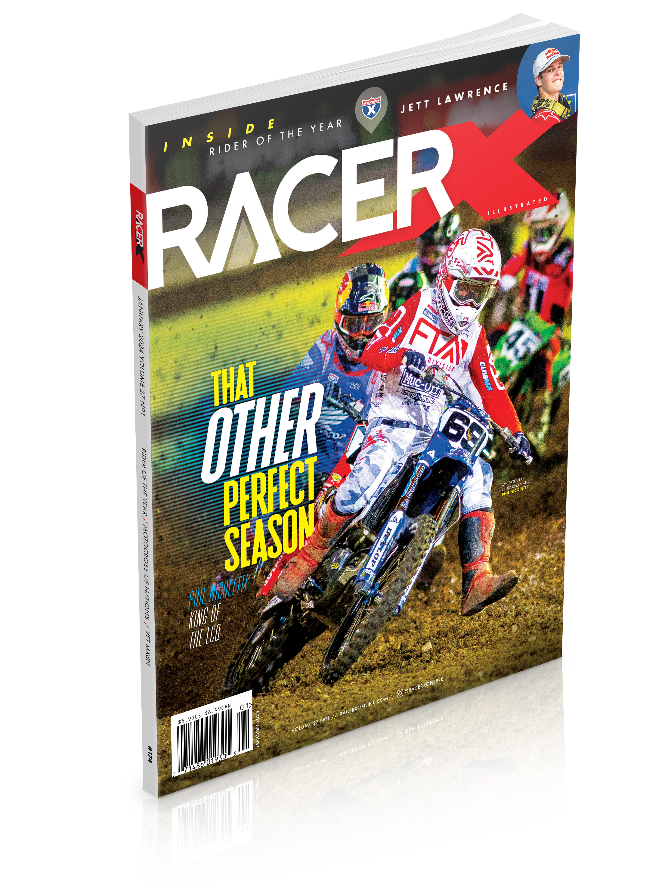 The January 2024 Divulge of Racer X Illustrated Supercross Magazine