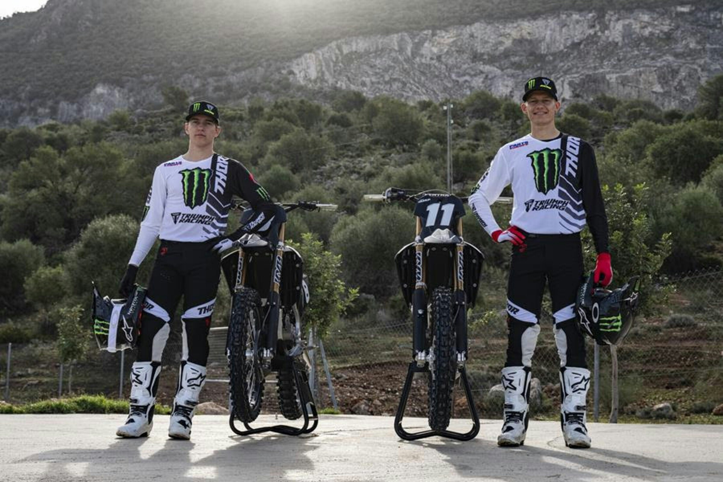 Mikkel Haarup and Camden McLellan Join Monster Energy Triumph Racing (MX2) for 2024
