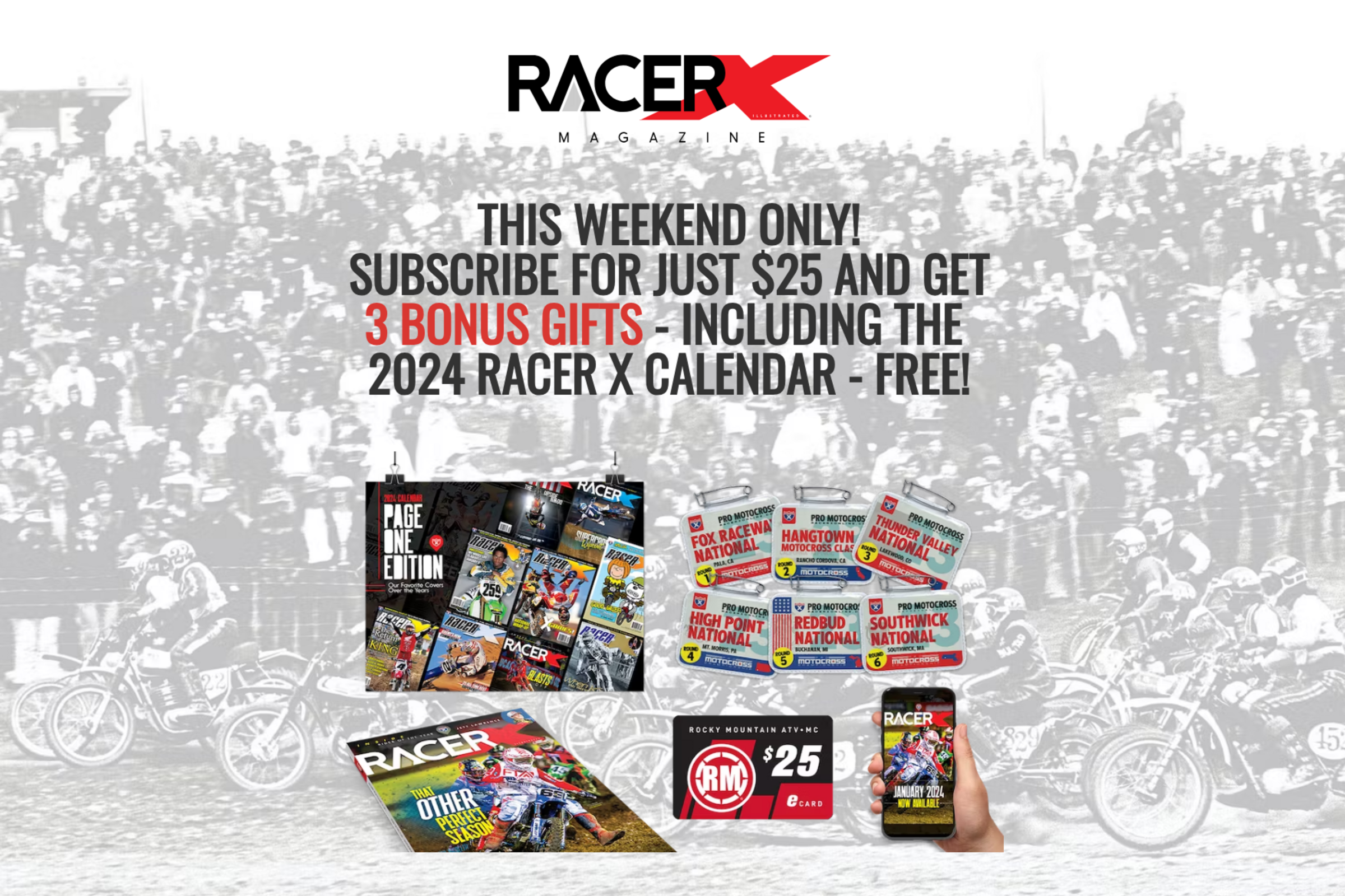 This Weekend Only! Subscribe to Magazine & Get 2024 Calendar Plus 3 Bonus Gifts
