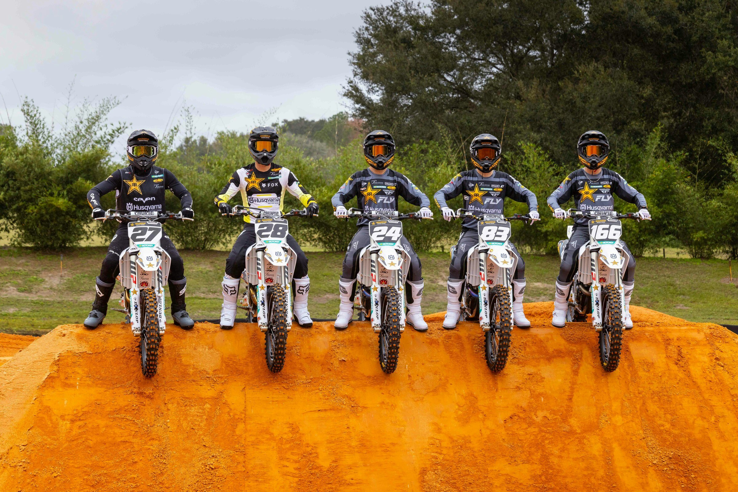 Rockstar Energy Husqvarna Presents Five-Rider 2024 SMX Roster