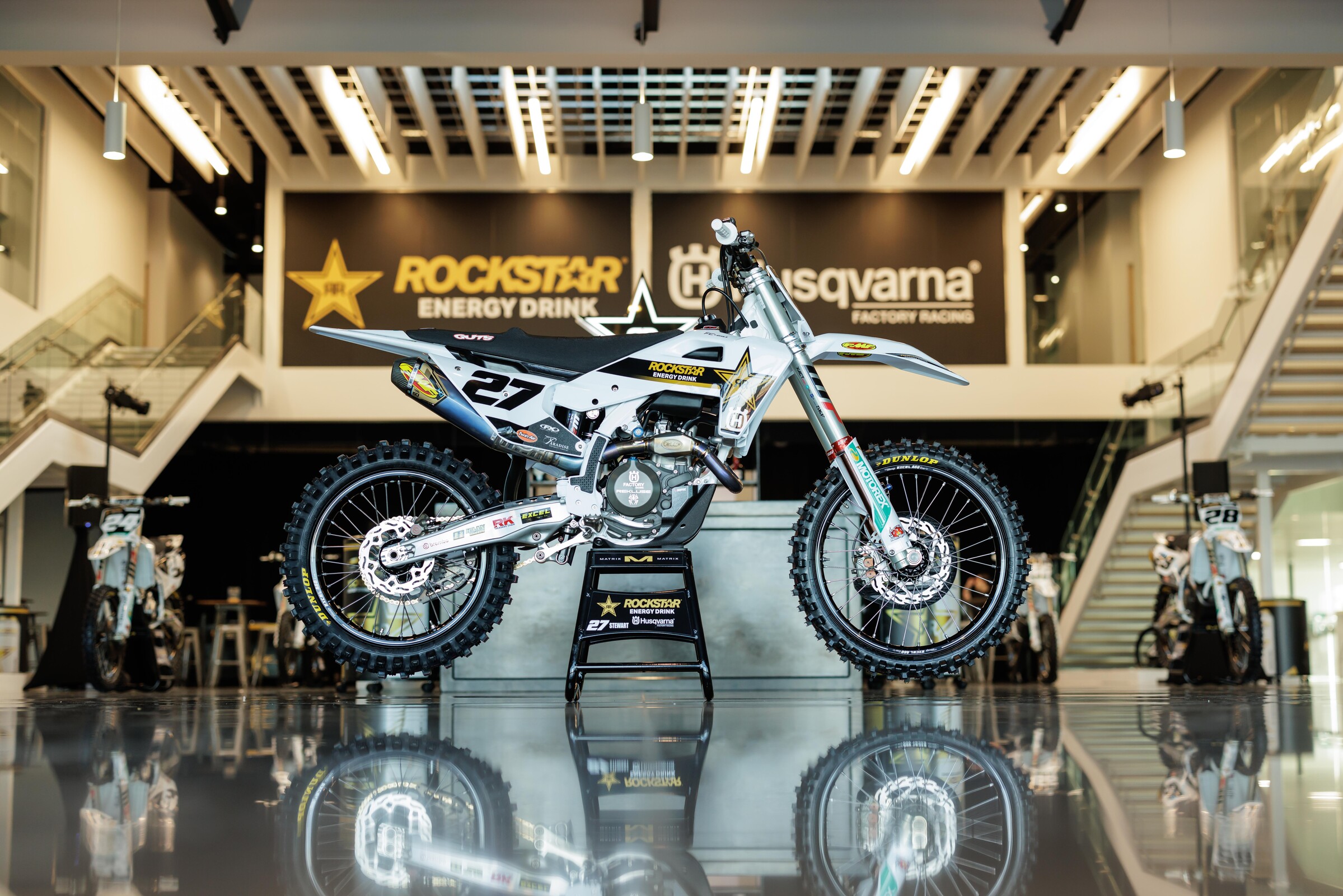 Malcolm Stewart's new look Rockstar Energy Husqvarna FC 450.