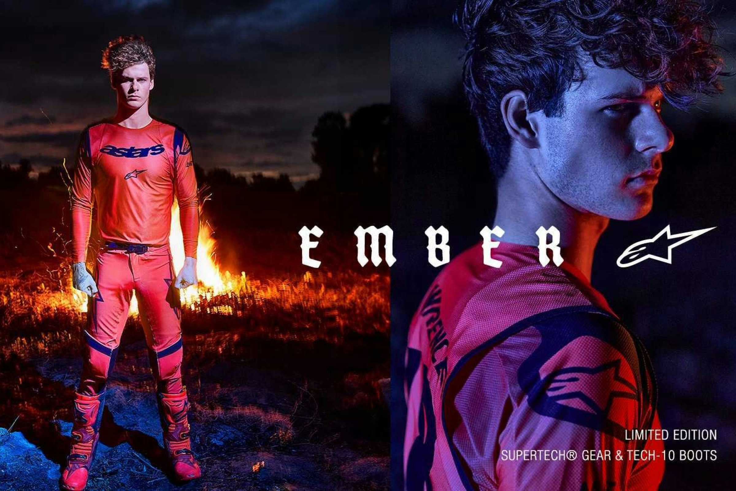Alpinestars' 2024 Limited Edition Ember Collection featuring Jett Lawrence