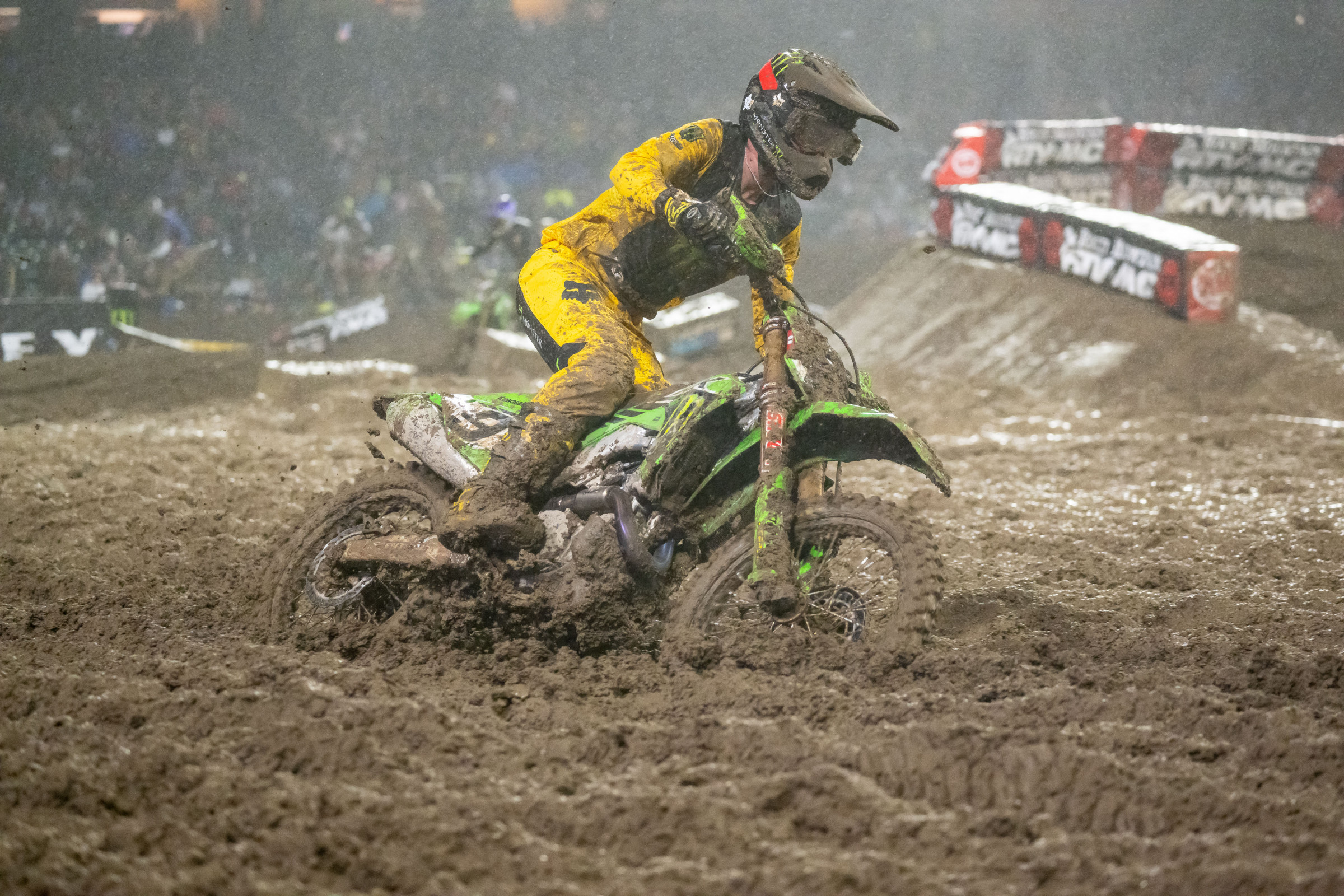 Cianciarulo during the night show at the San Francisco Supercross.