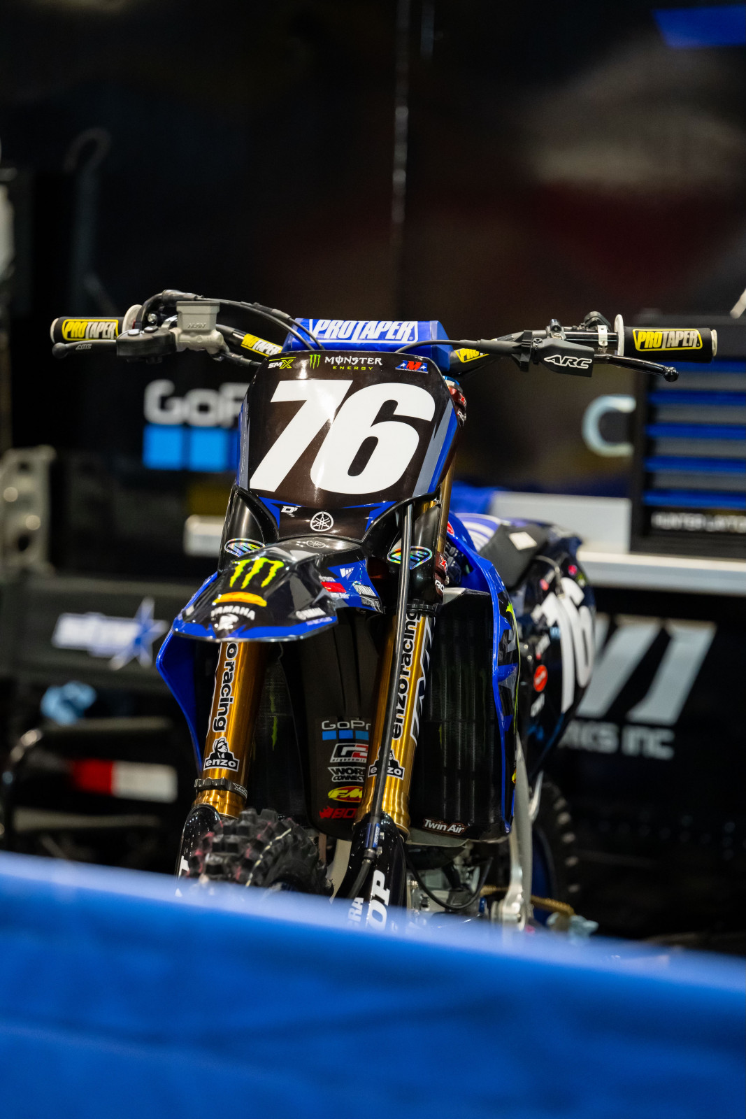 Michael Mosiman's race bike for this weekend.