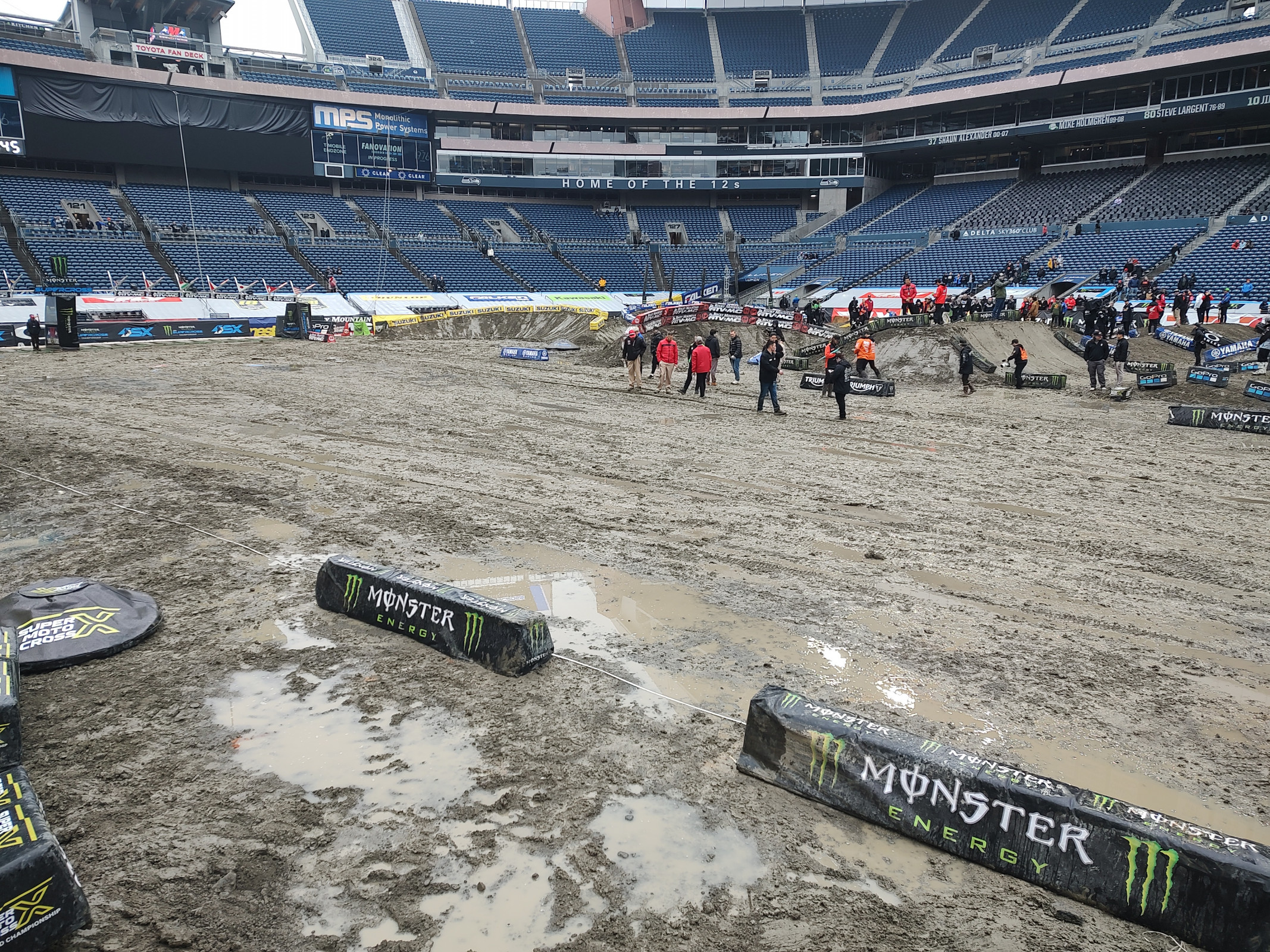 There's just no getting around it, the start stretch is a complete mess right now.