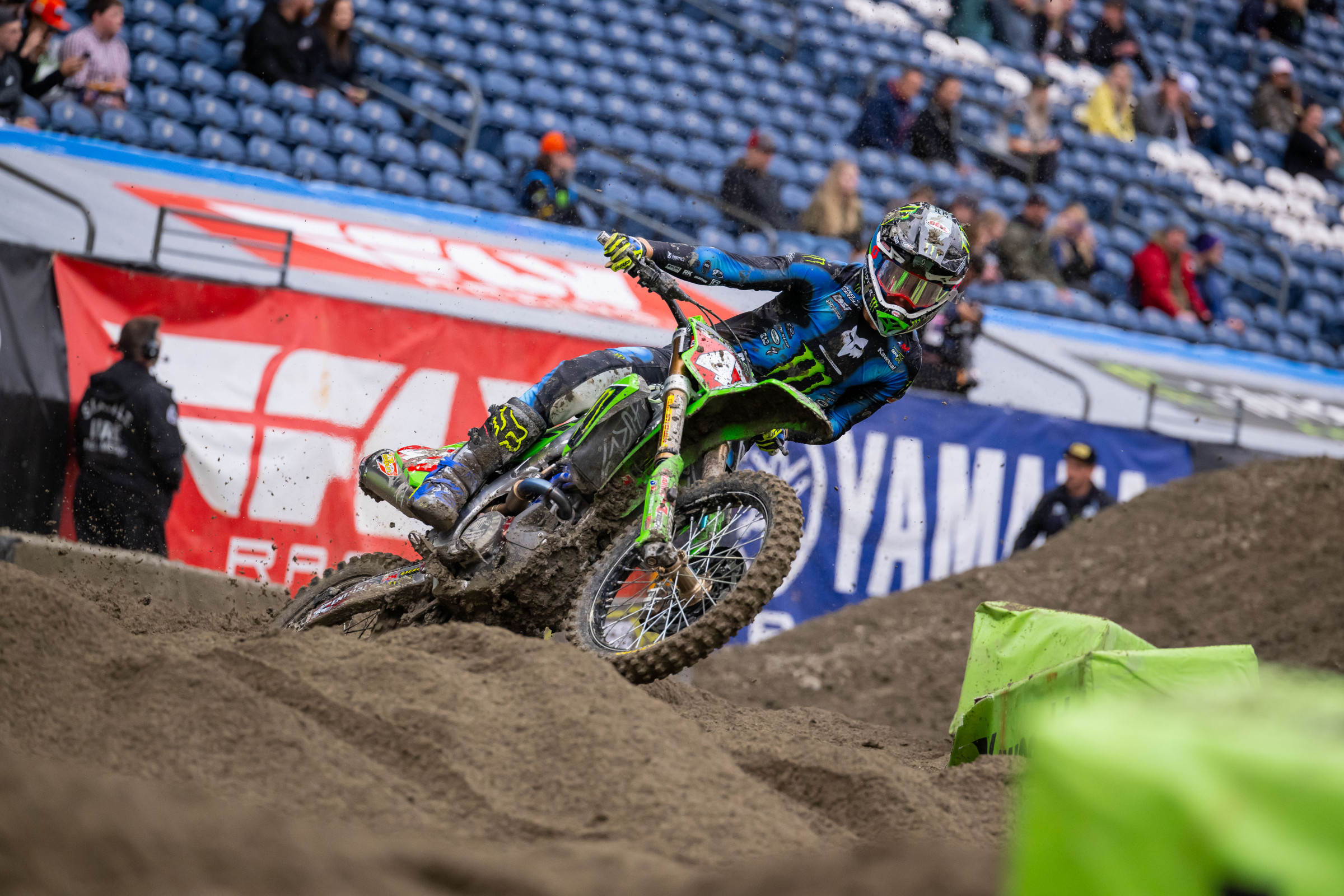 Levi Kitchen holds a four-point lead over Jordon Smith.