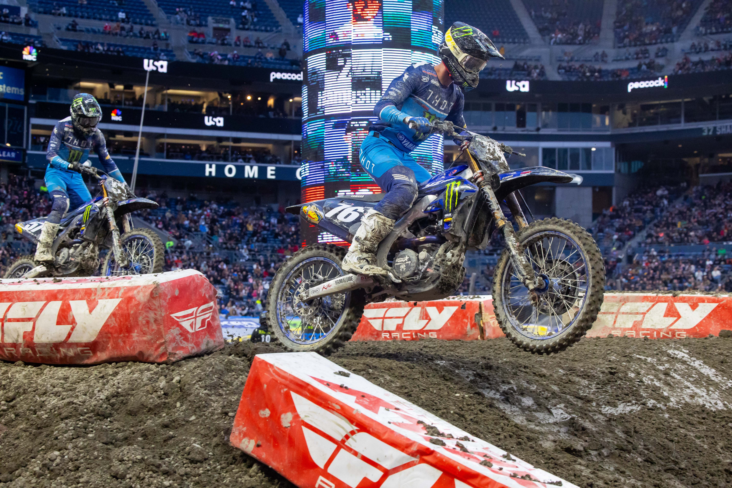 In his debut with the team, Michael Mosiman was the top Monster Energy Yamaha Star Racing finisher in the Seattle SX 250SX main event, taking sixth place.
