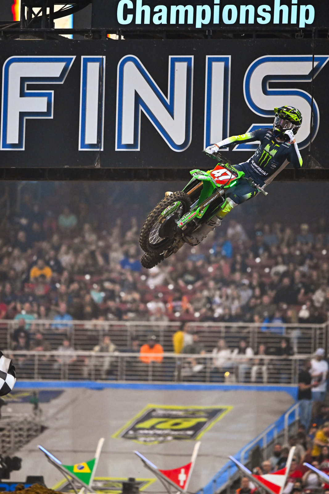 Levi Kitchen strikes first in 250SX.