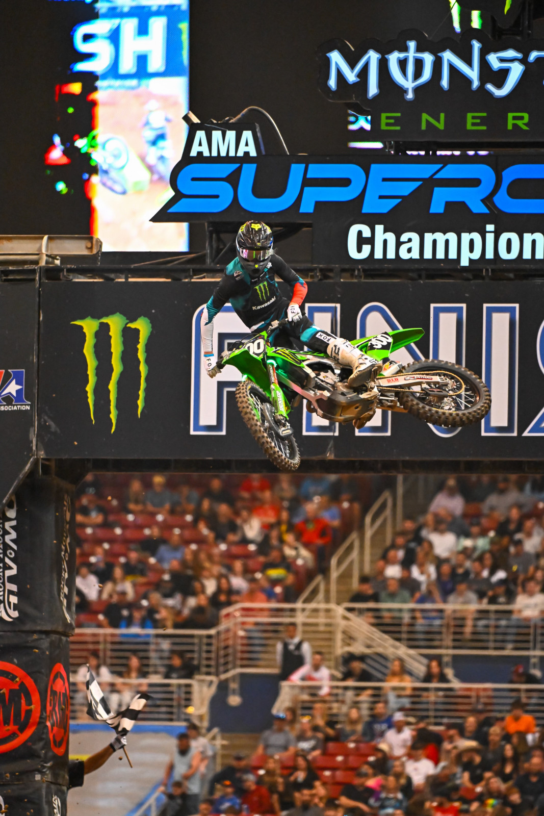 Drew Adams is the first repeat Supercross Futures race winner of 2024.
