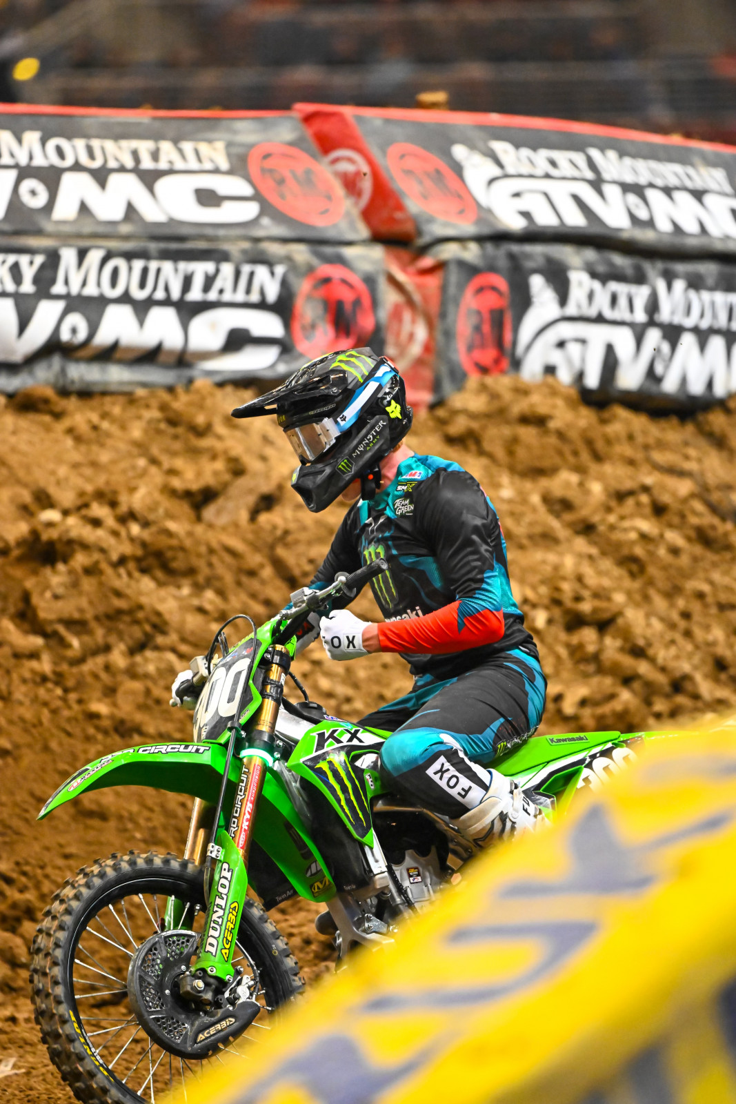 Adams celebrates his win.