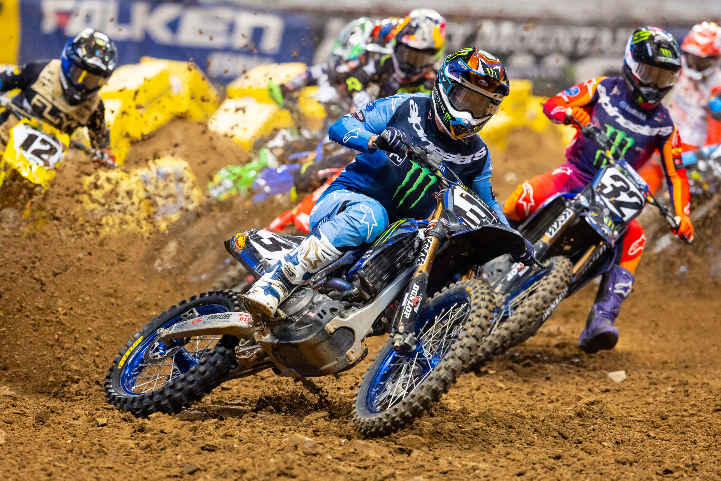 Eli Tomac got great starts all night in St. Louis. 