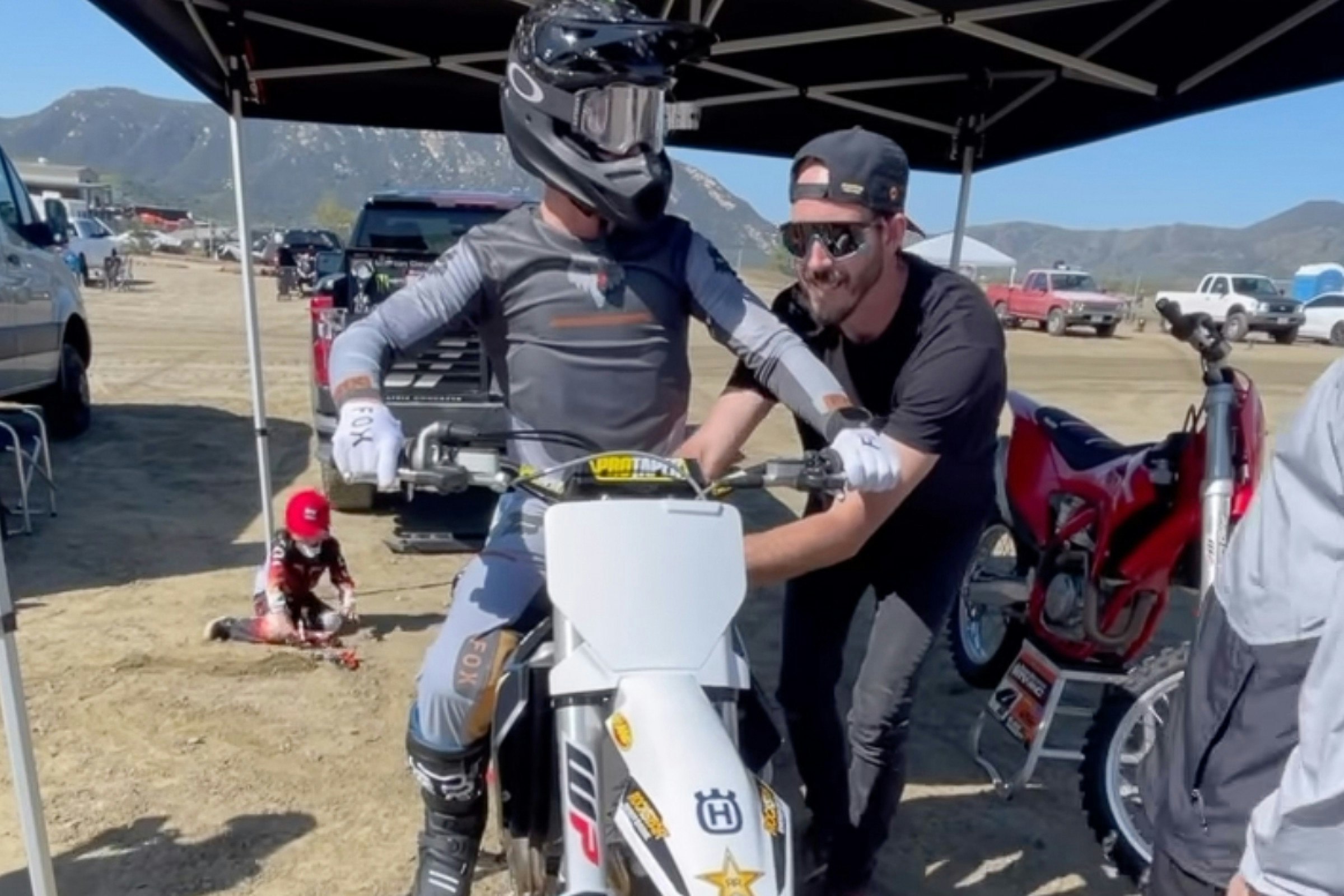 Blake Baggett Rides Again. On a Rockstar Energy Husqvarna!