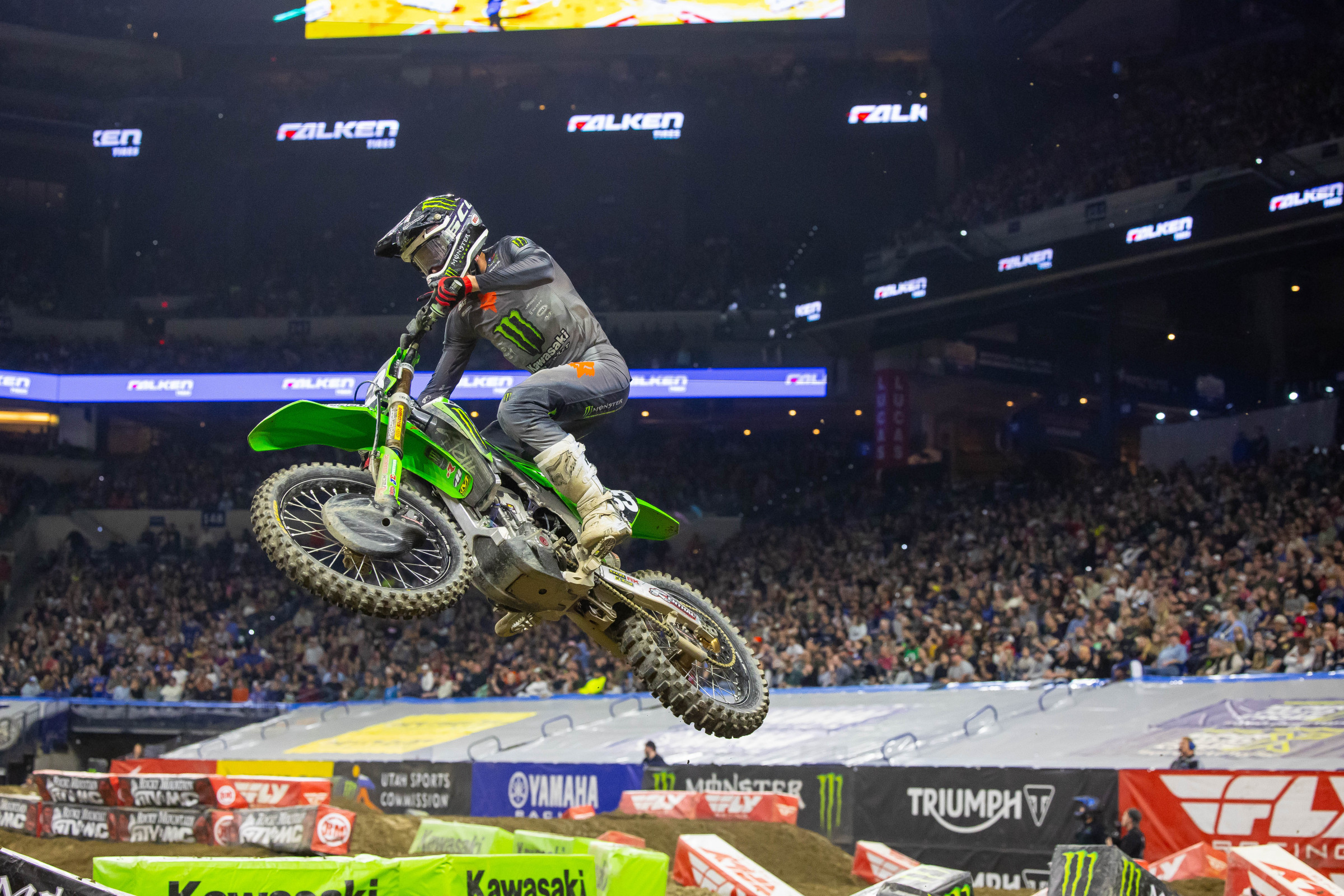 Cameron McAdoo at the Indianapolis Supercross.