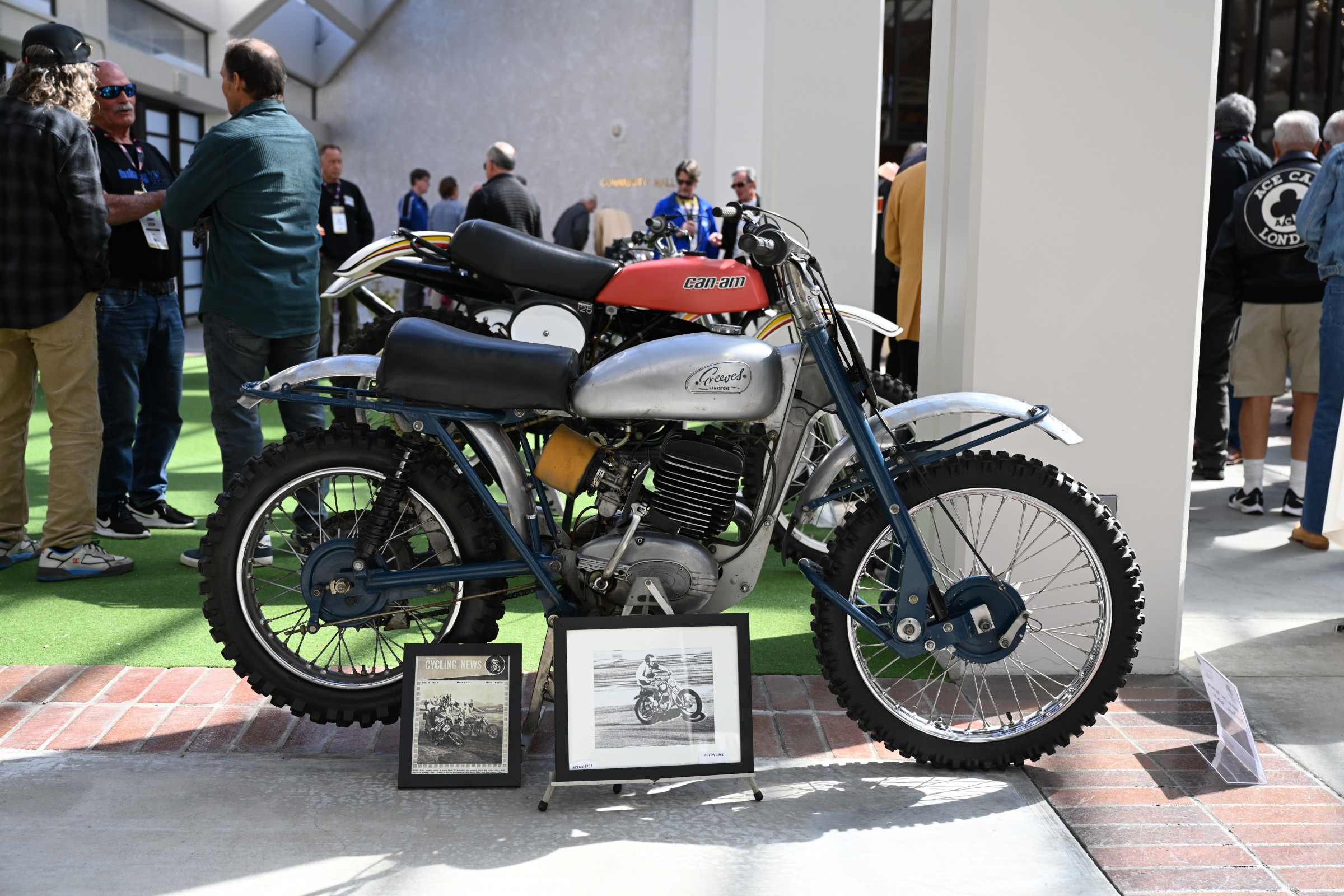The event began earlier in the day with the Trailblazers Bike Show, presented by Tom White’s Early Years of Motocross Museum. The daylong show allows attendees to bring out some great old race bikes of days gone by.