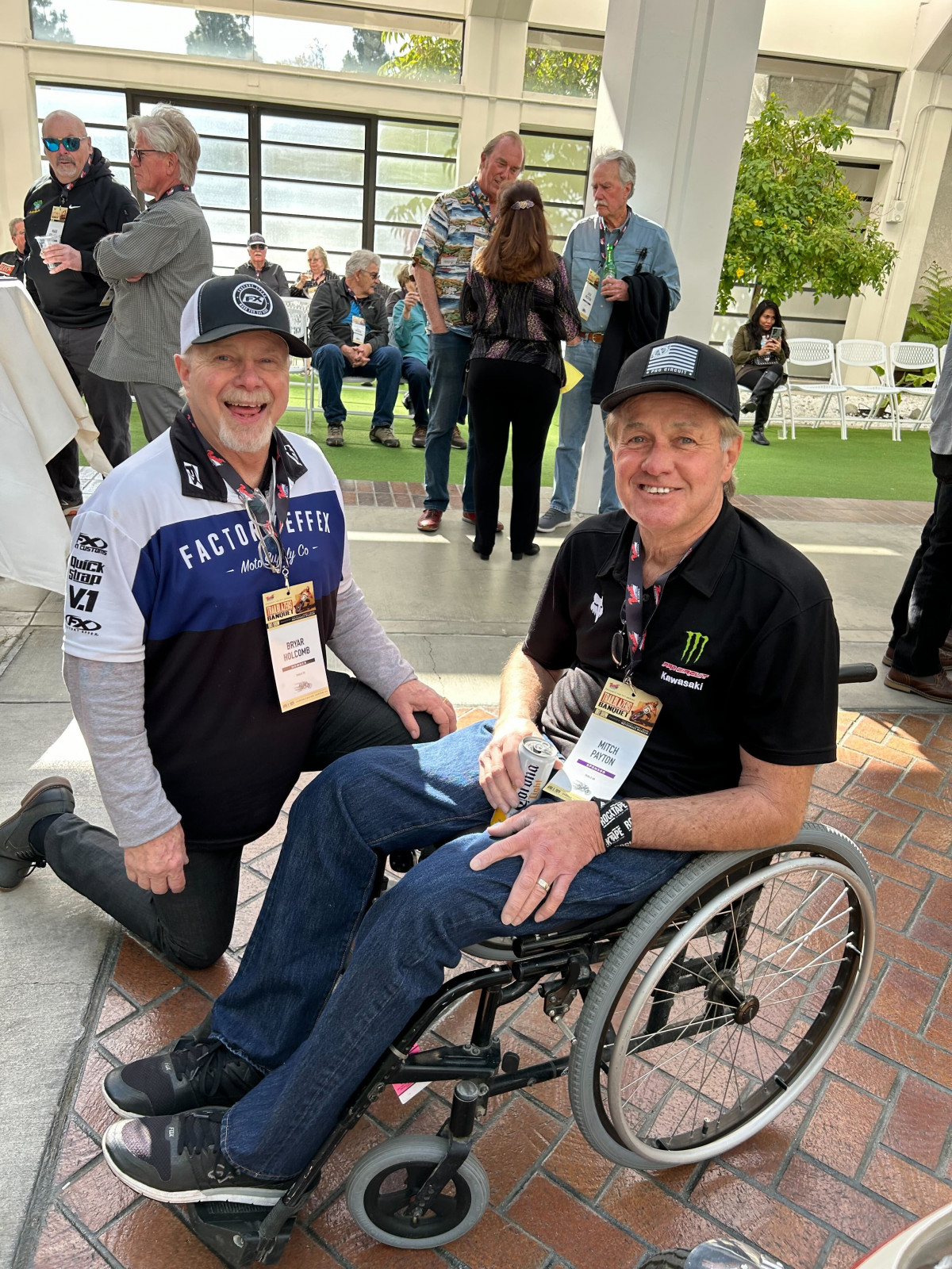 Mitch Payton with Bryar Holcomb from Factory Effex