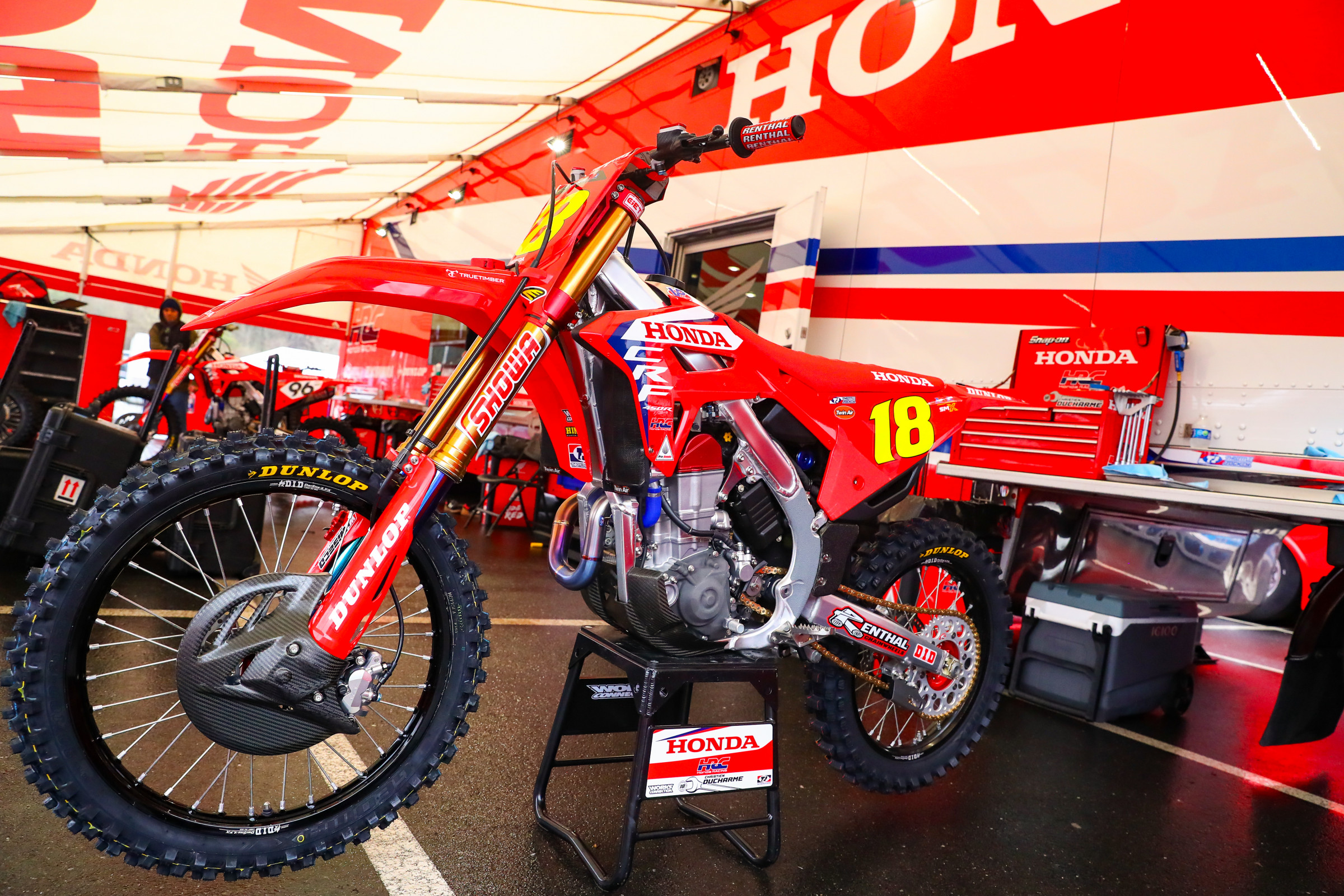 Jett Lawrence's Honda CRF450R.