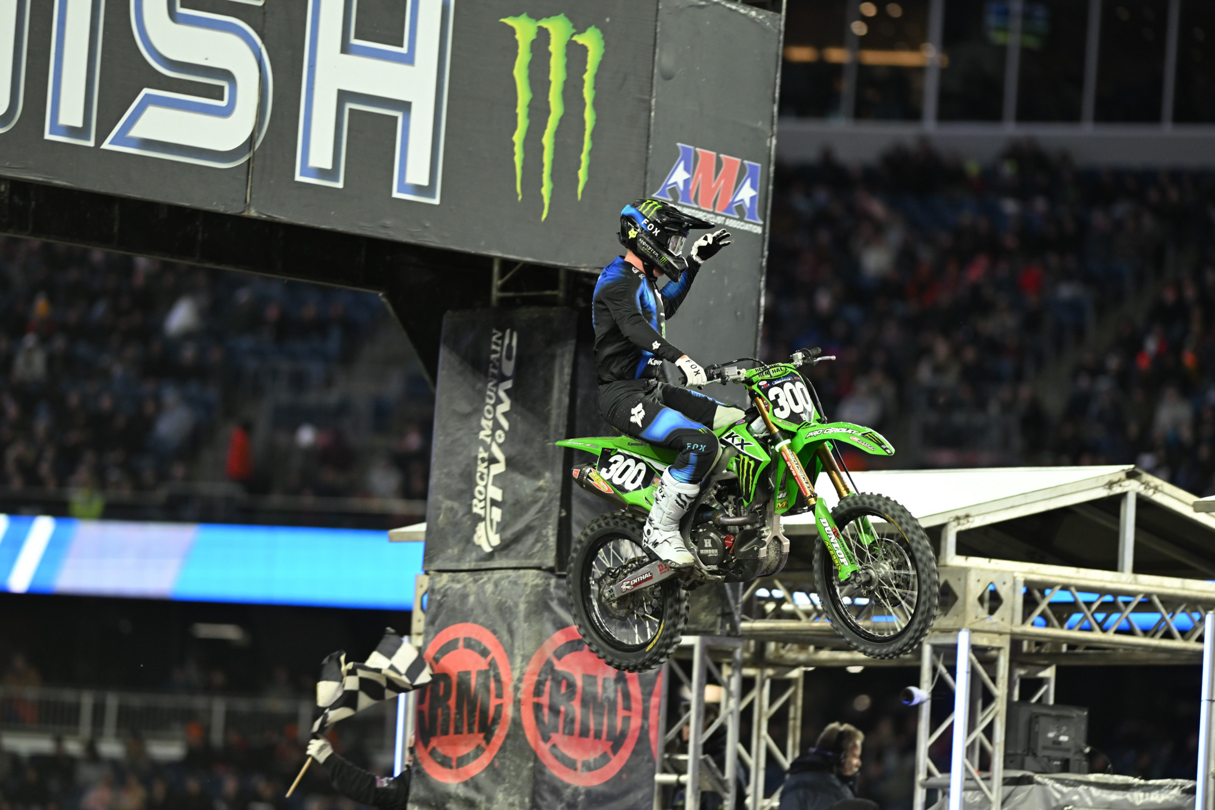 Drew Adams took his third 250SX Futures main event win of the season.