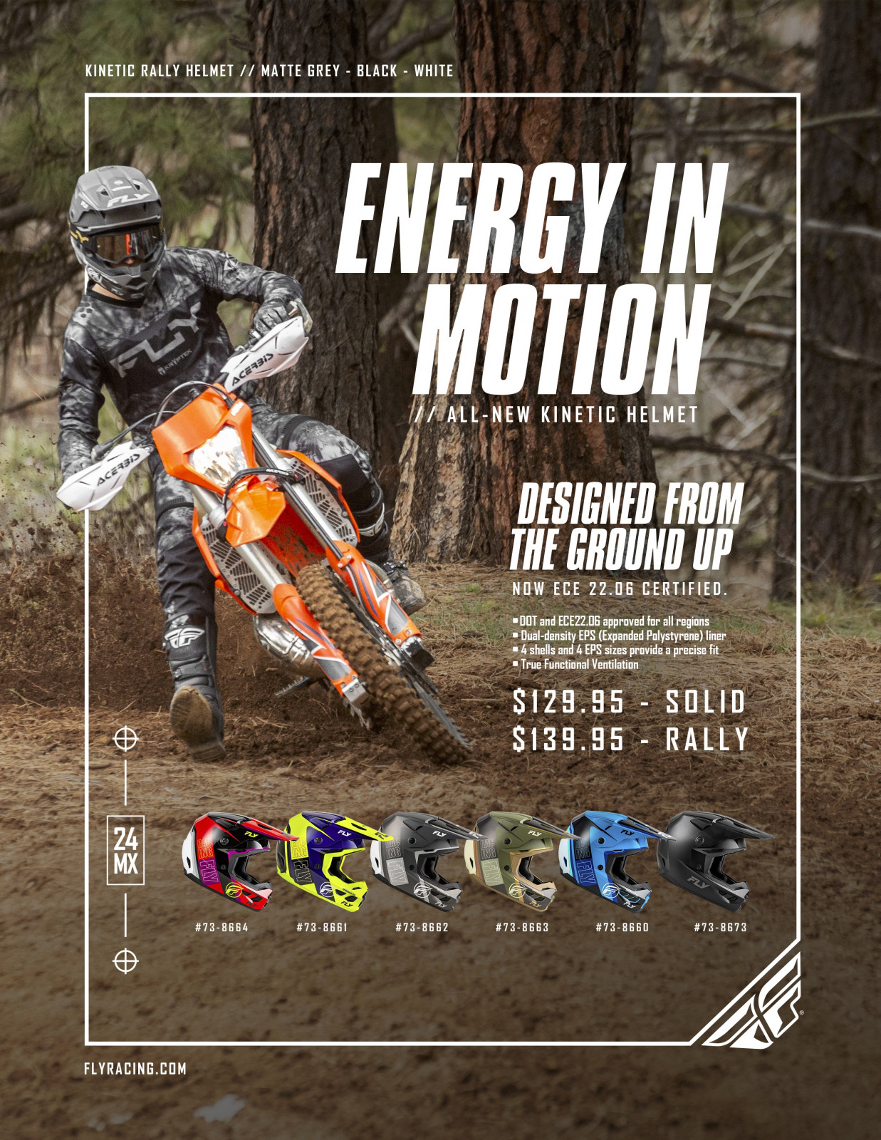 2024.5 Kinetic Helmet Helmet lineup