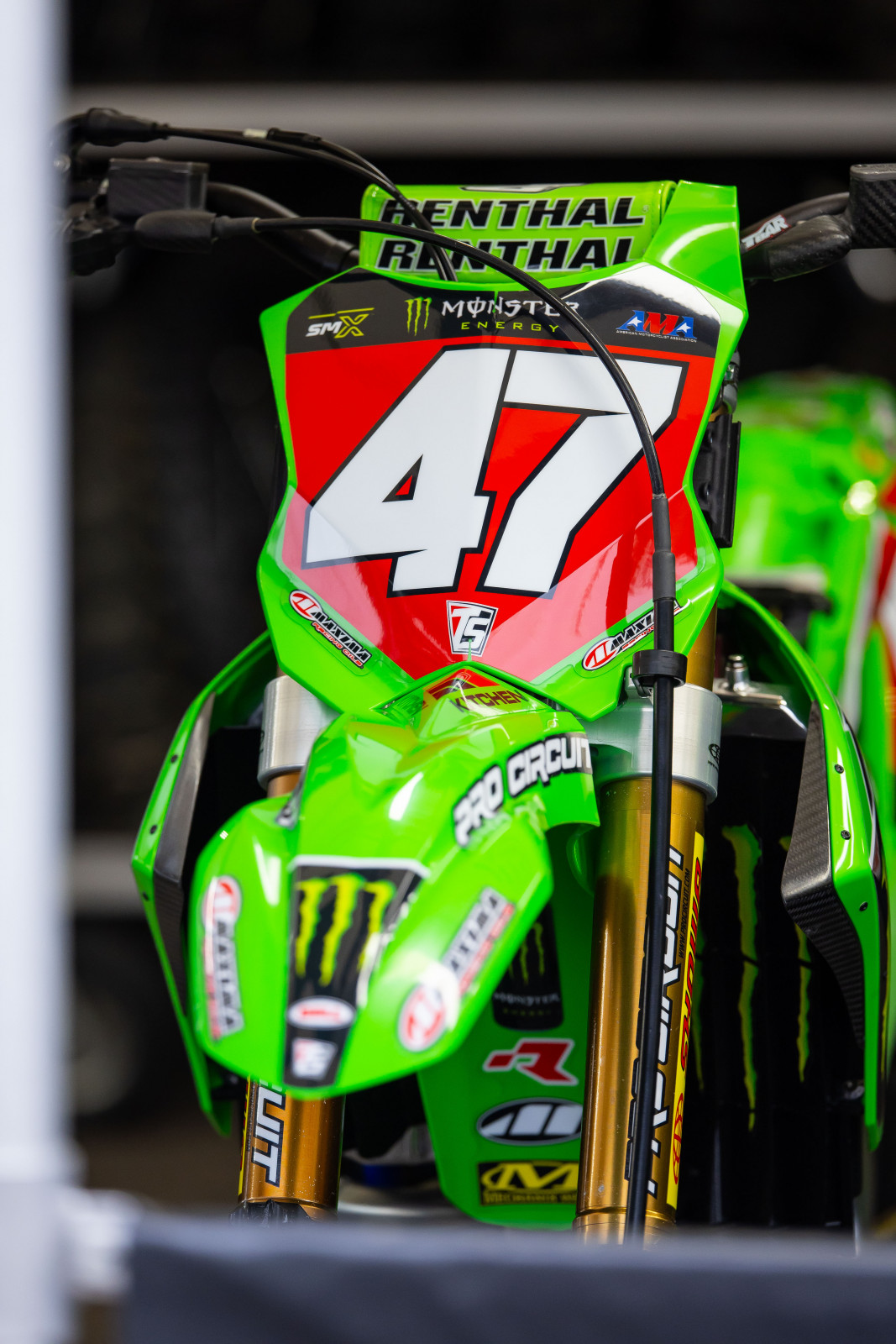 Levi Kitchen's race bike.