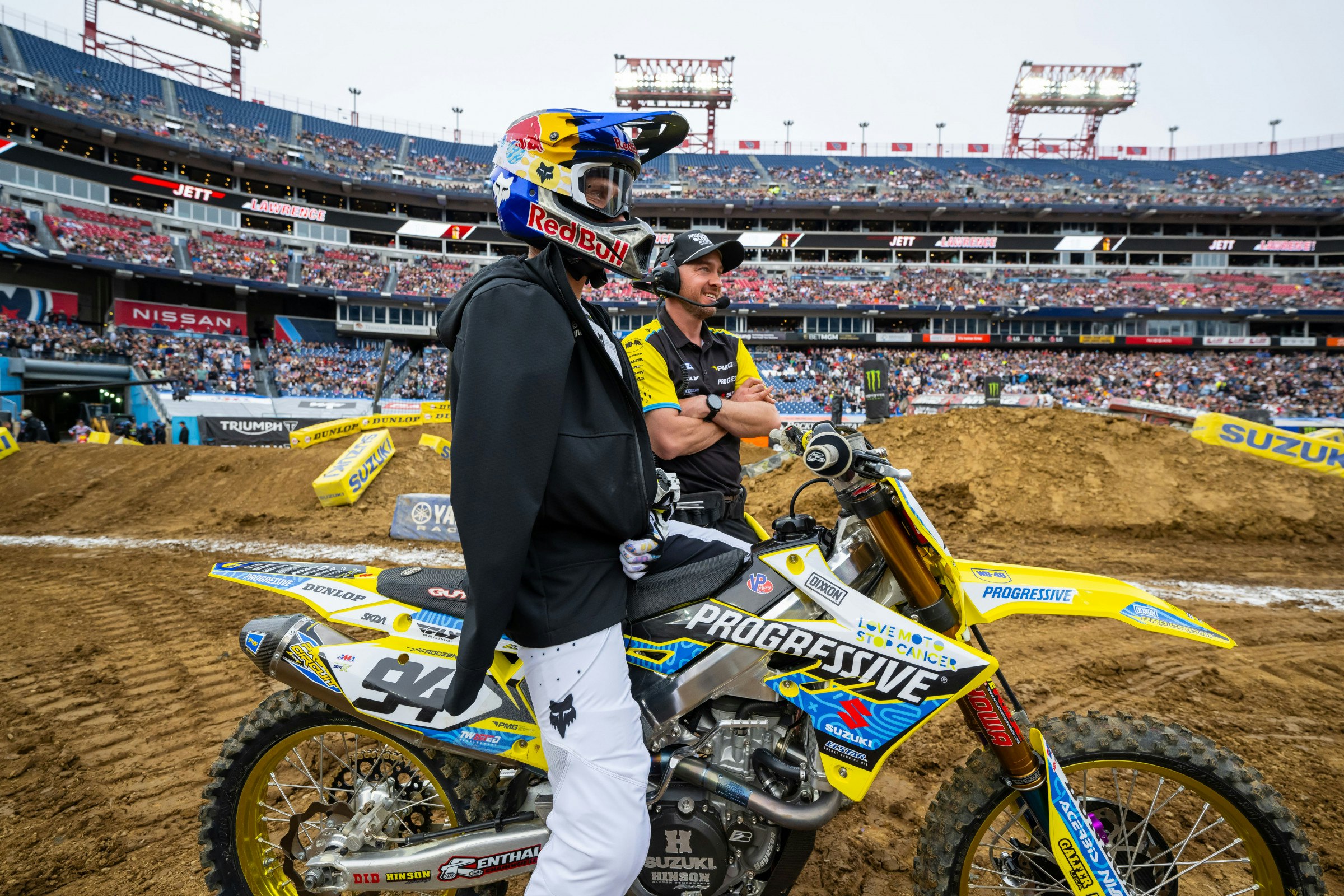 Ken Roczen Out for Remainder of Supercross Following Nashville SX Crash
