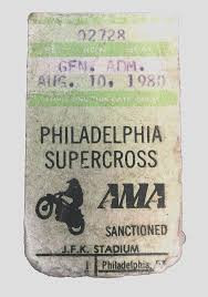 1980 Philly SX ticket stub