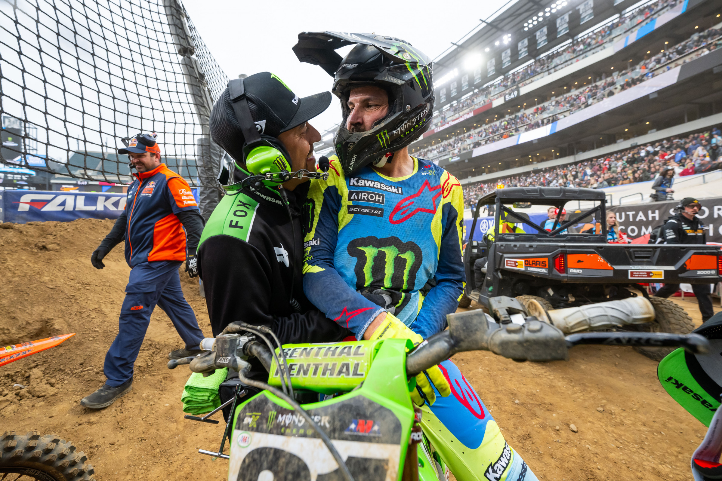 Jason Anderson made a pass on Cooper Webb in the final turn that cost Webb a podium finish and two more championship points. 