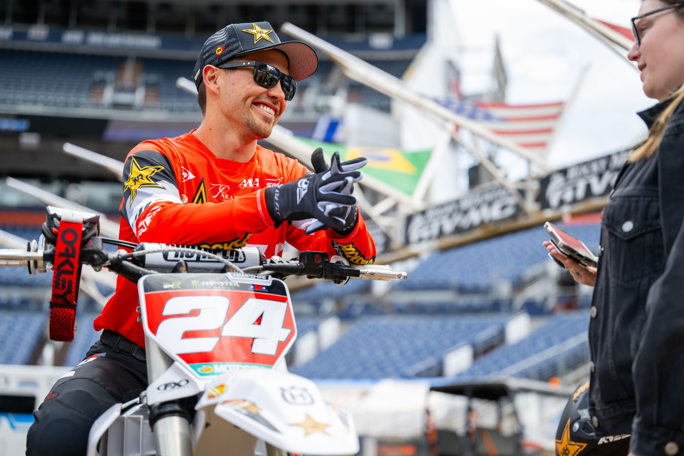 RJ Hampshire said a bike change, made before Nashville, has improved his performance.