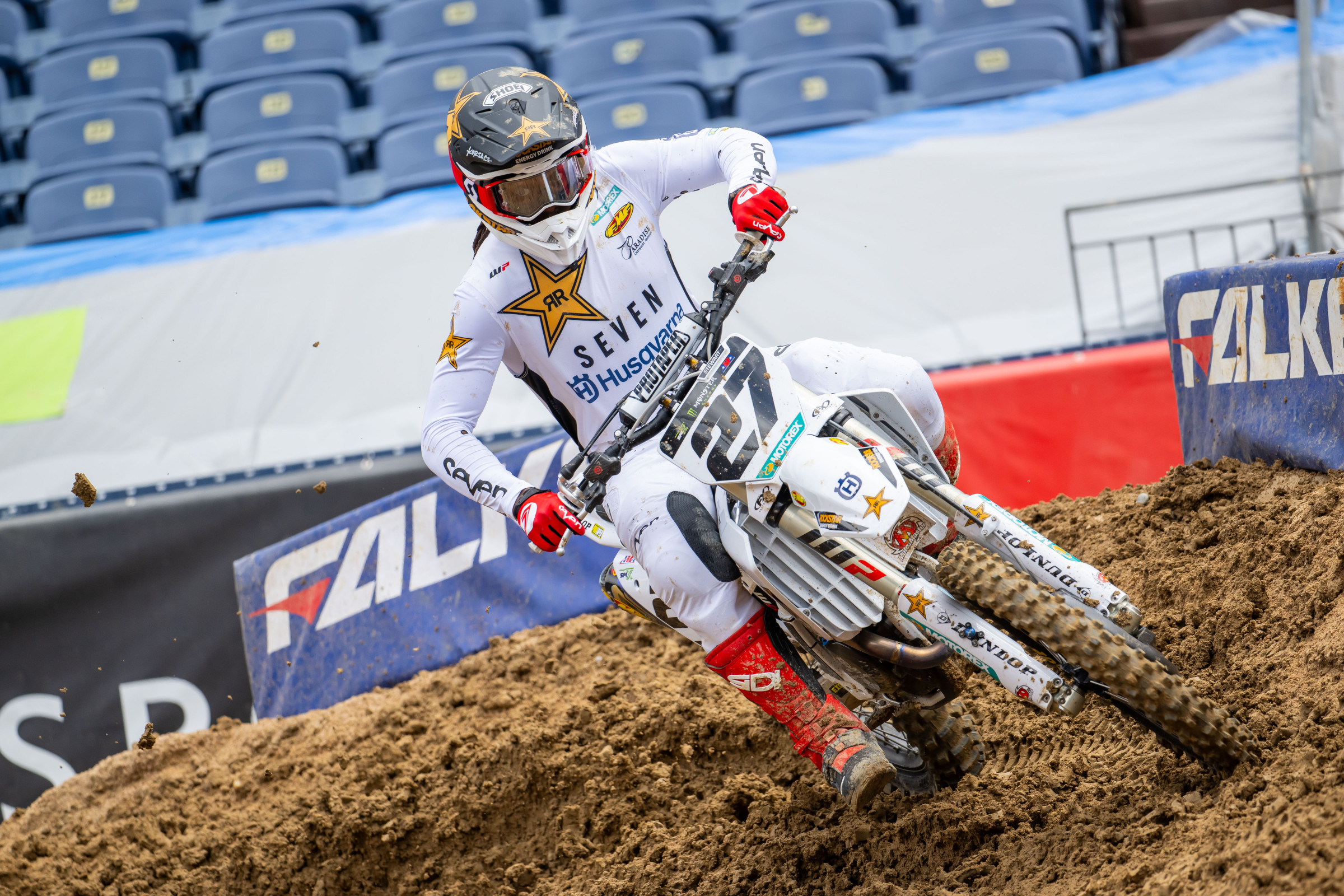 Malcolm Stewart was extremely fast in the second 450SX qualifier.