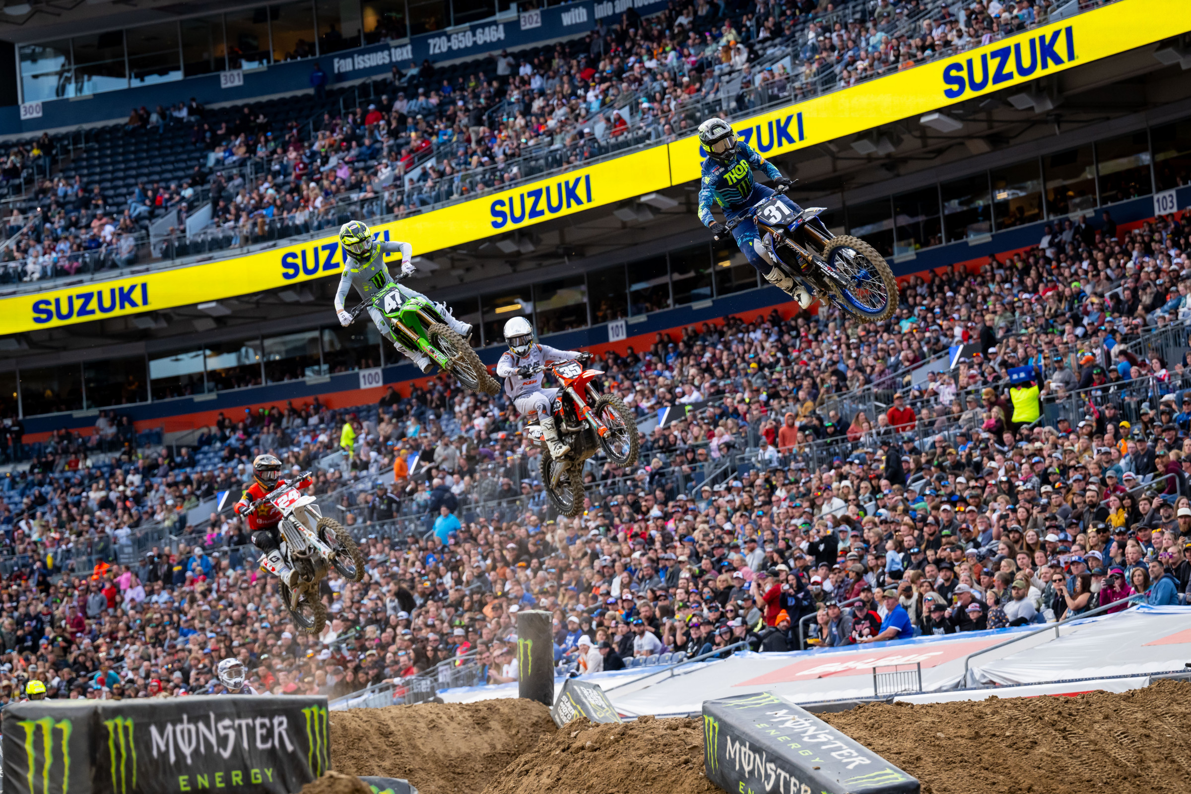The action in the 250SX Class was superb.