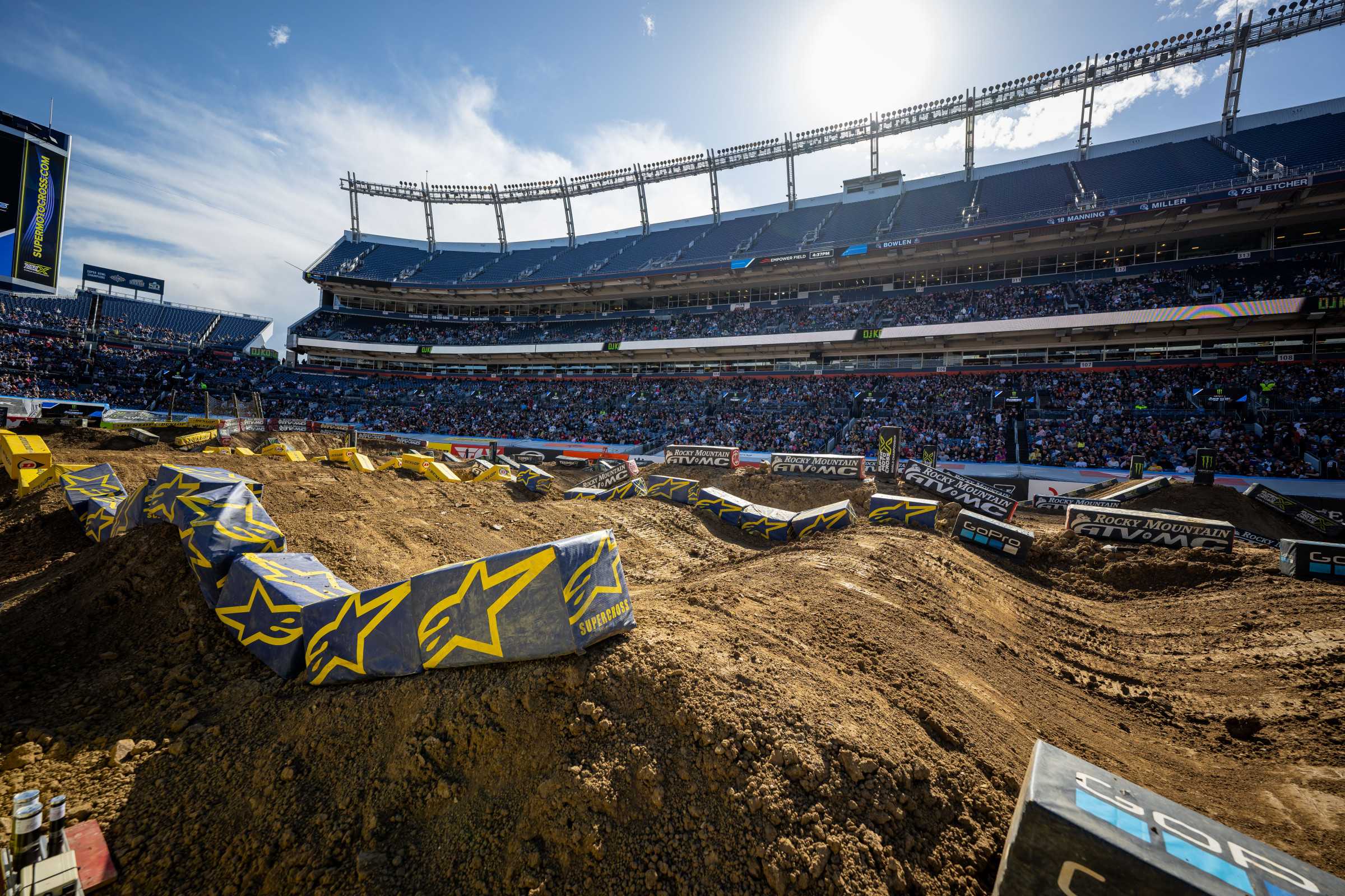 The best the track looked all day.