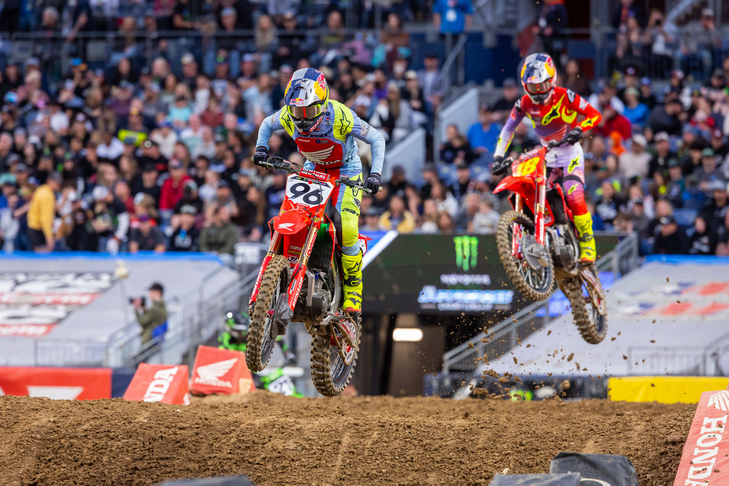 Just like practicing at home.