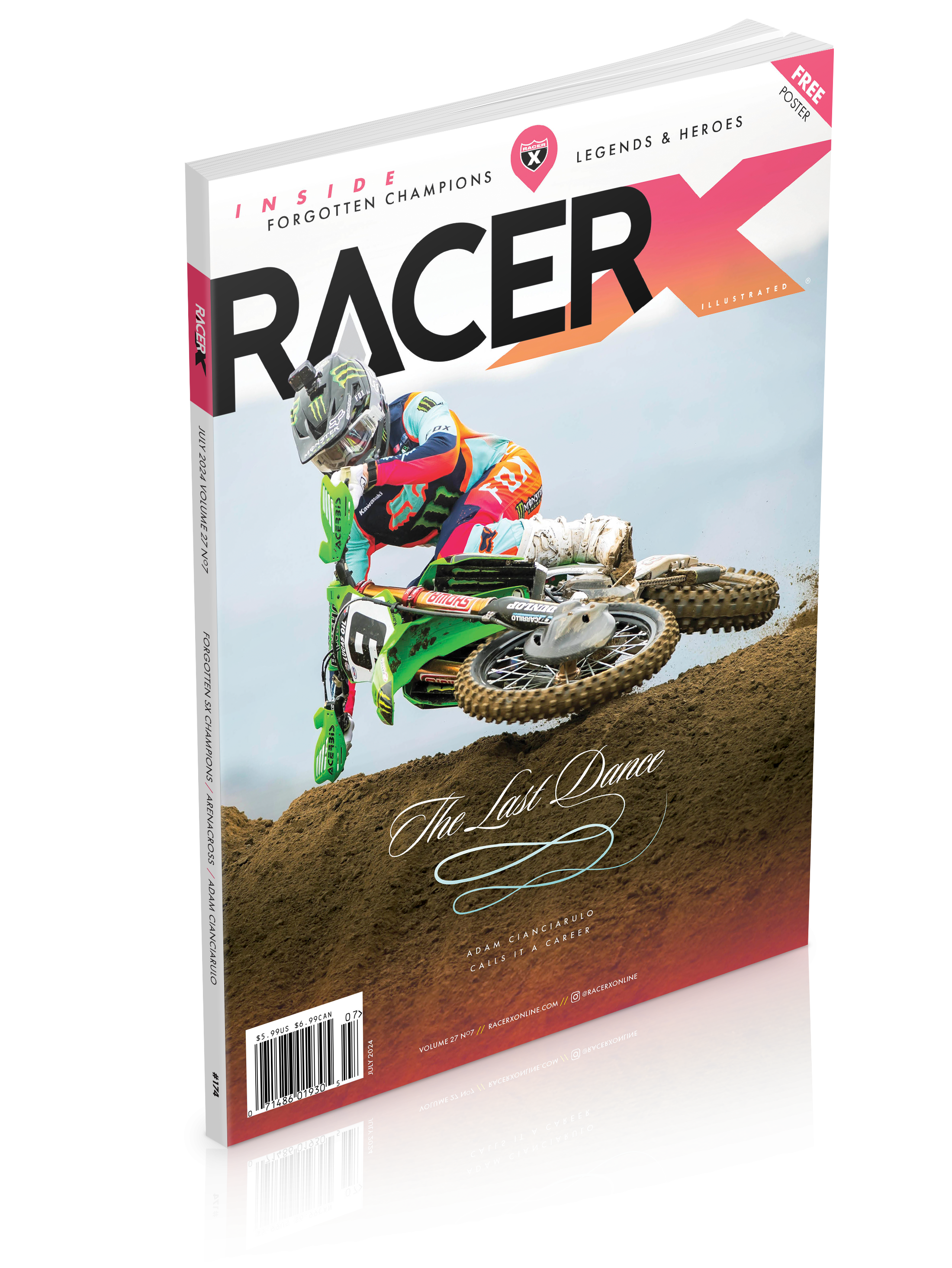 The July 2024 Issue of Racer X Illustrated Motocross Magazine
