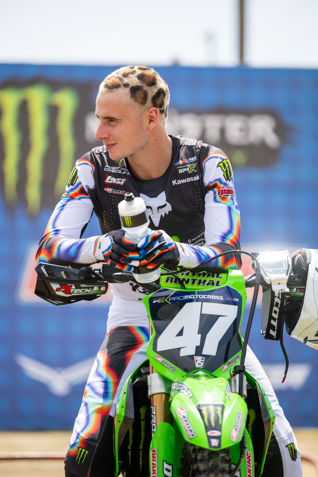 Levi Kitchen credited his new hairstyle as being the secret behind his qualifying speed.