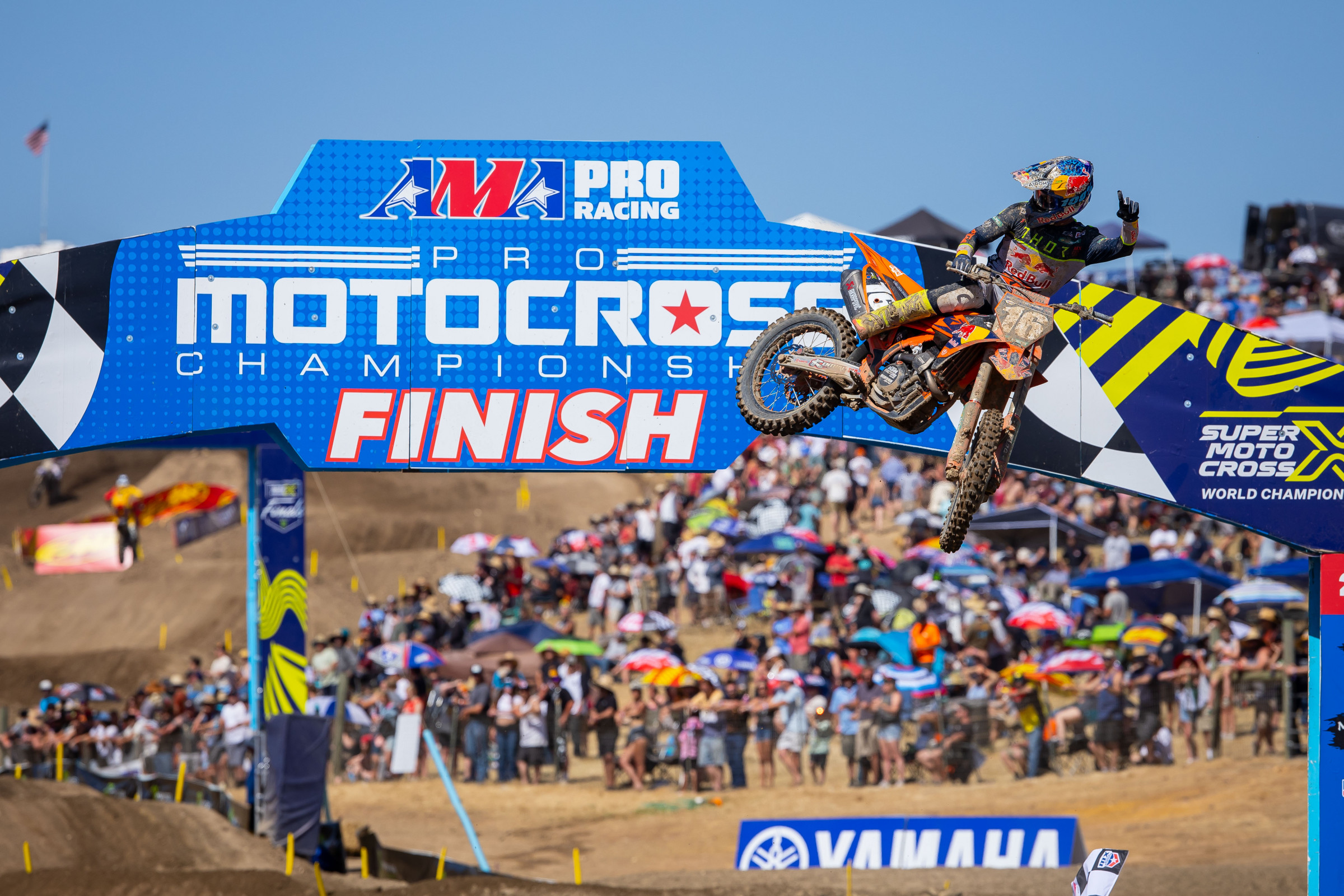 Tom Vialle was a level higher in the second moto than he was in the first.