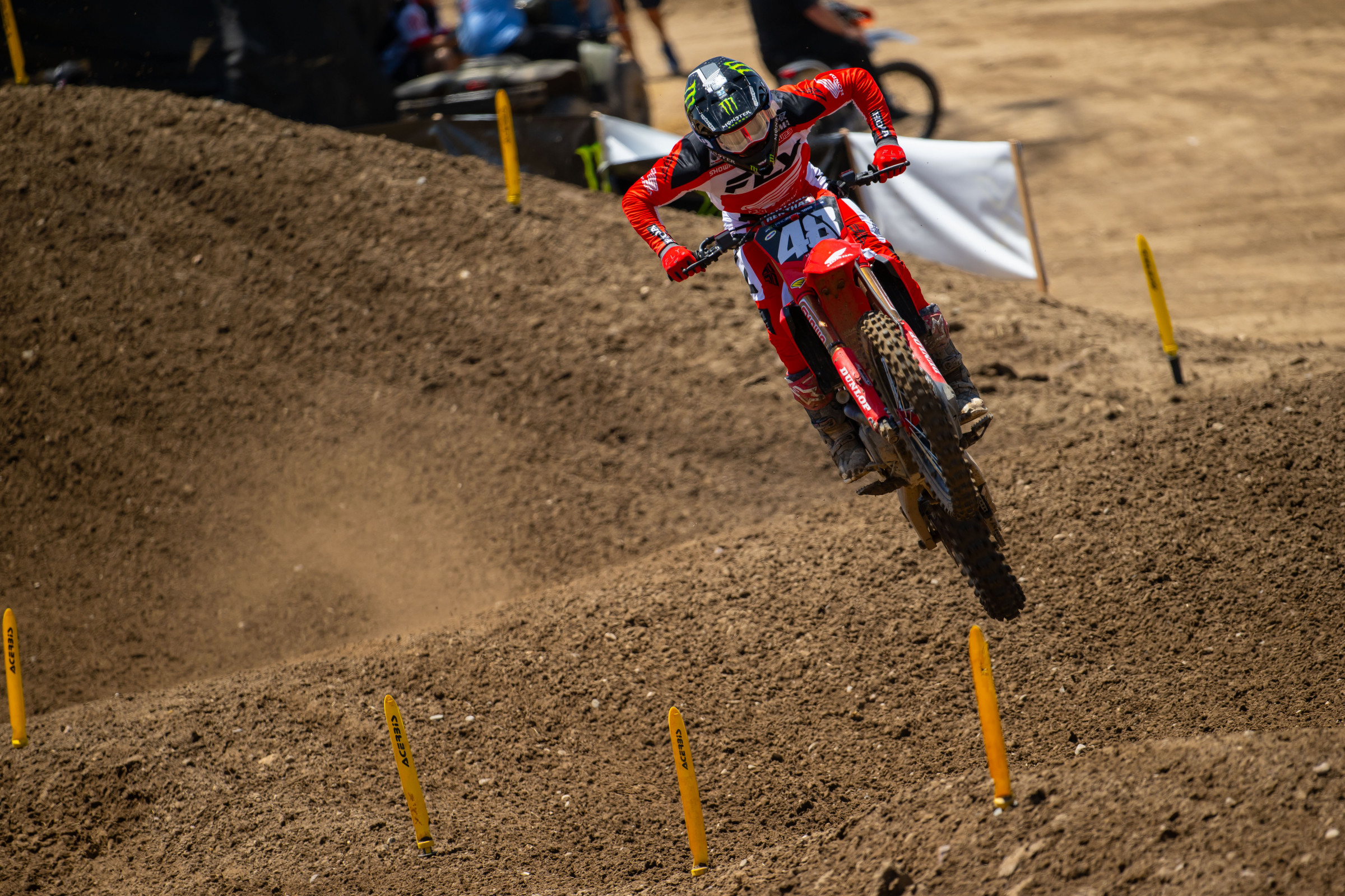 In the first two rounds of Pro Motocross this summer, Chance Hymas has taken a step. He led 14 of the 17 laps in the first Hangtown moto before finishing second to championship leader Haiden Deegan. Can Hymas knock out a moto win this summer?