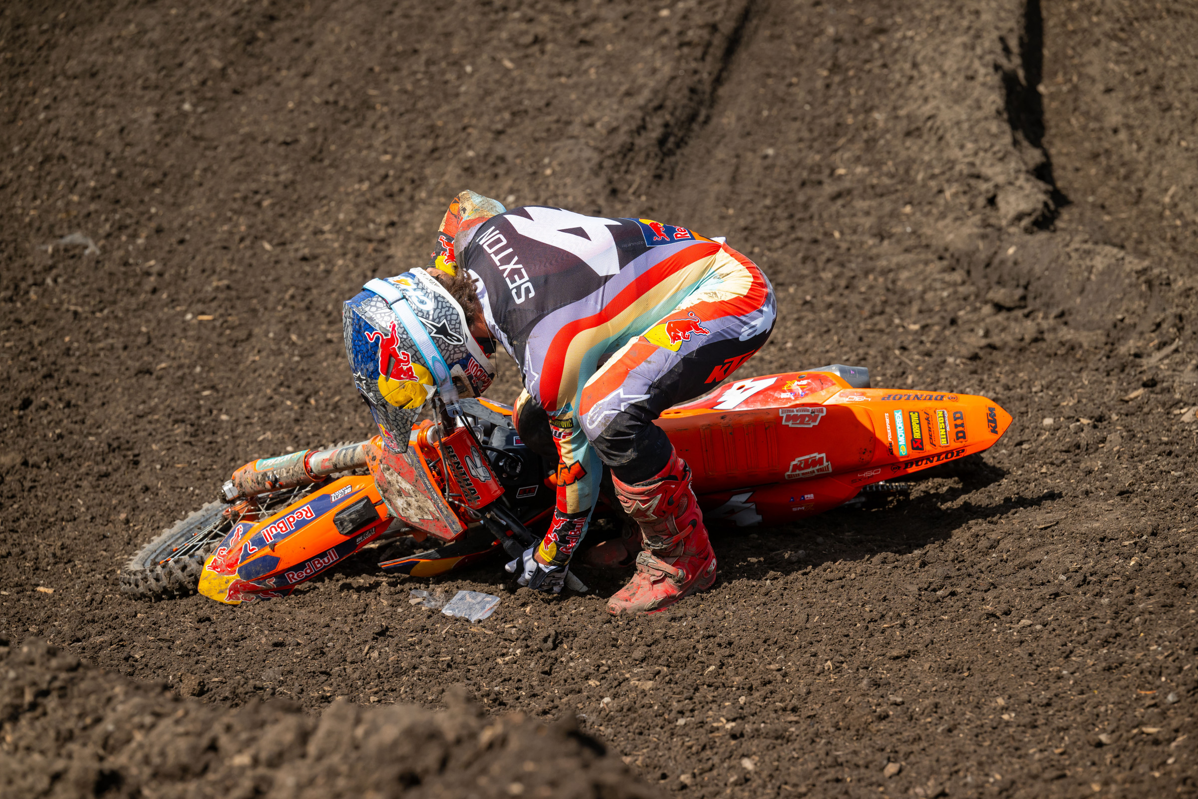 Chase Sexton didn't have the day he wanted in Colorado.