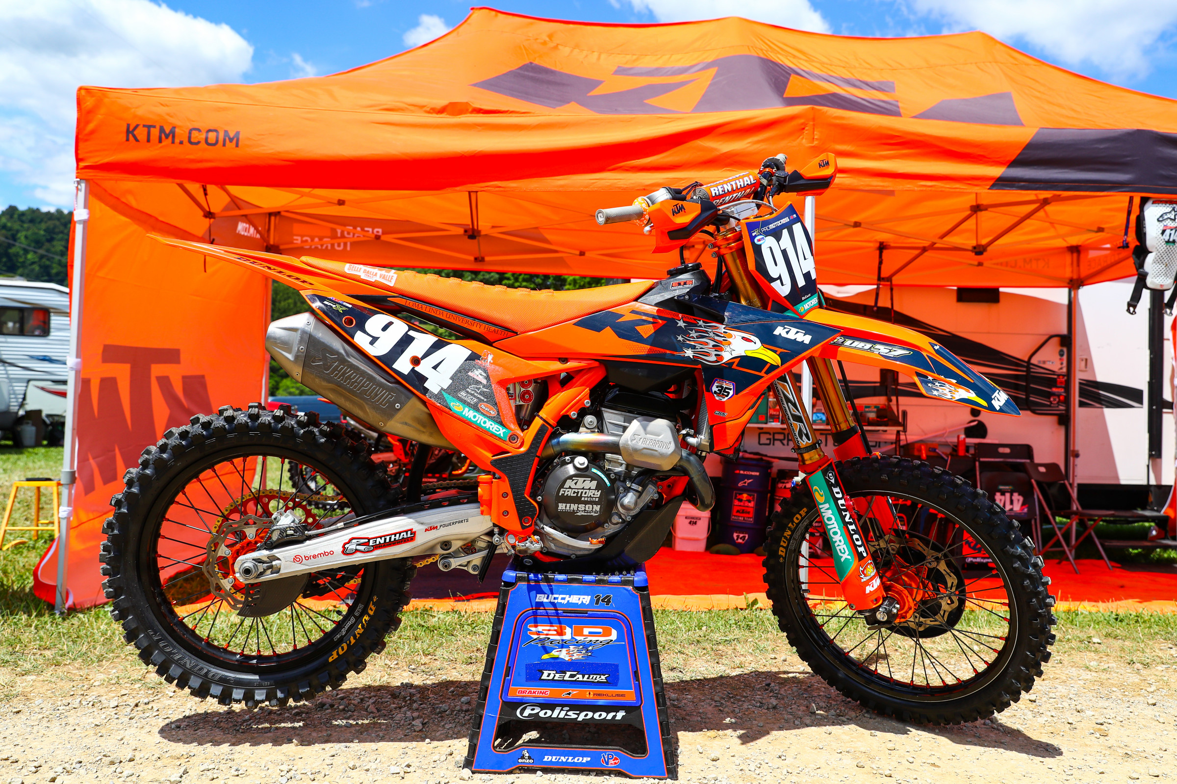 Russell Buccheri's KTM 250 SX-F