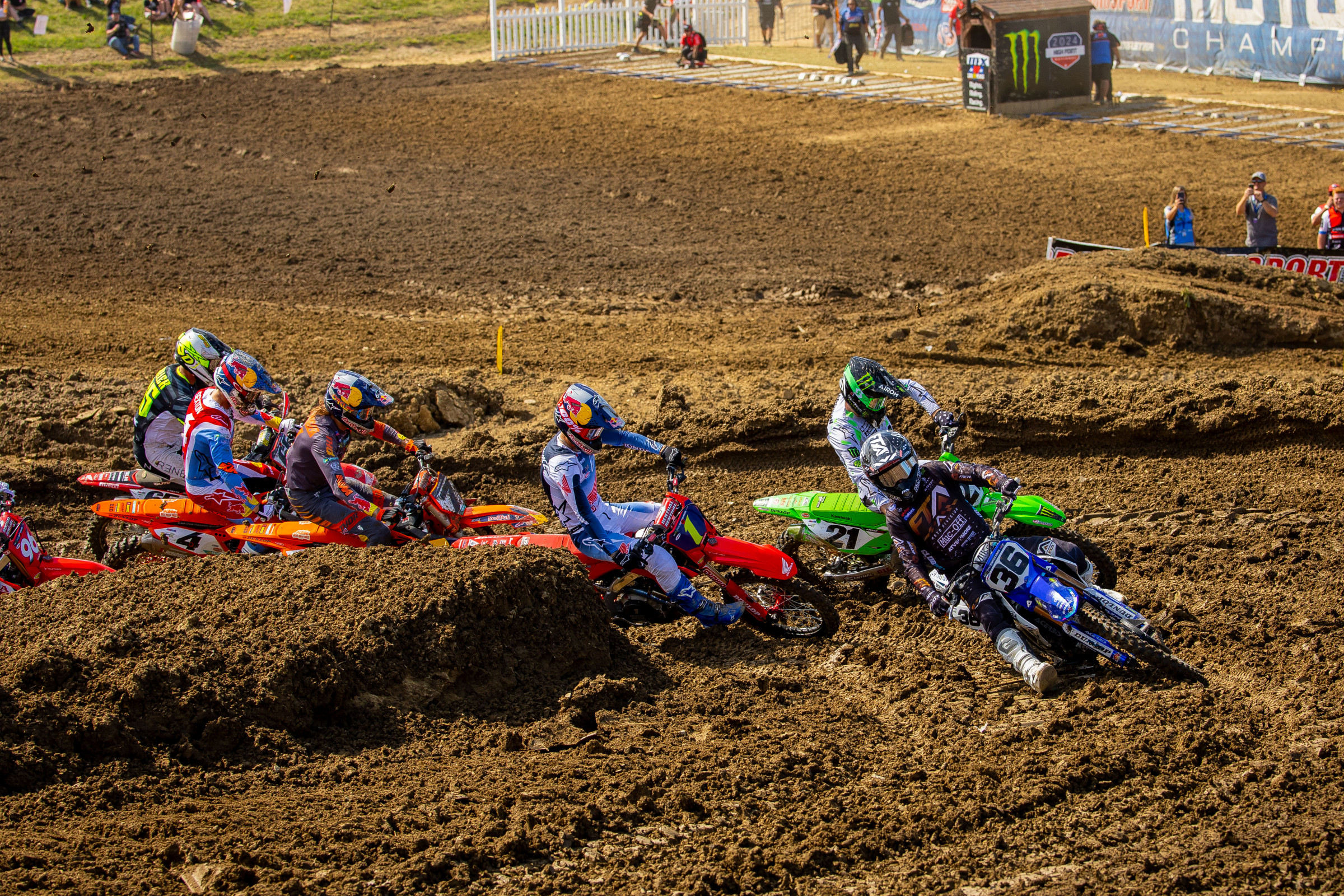 Casually leading the best riders in the world, no big deal.