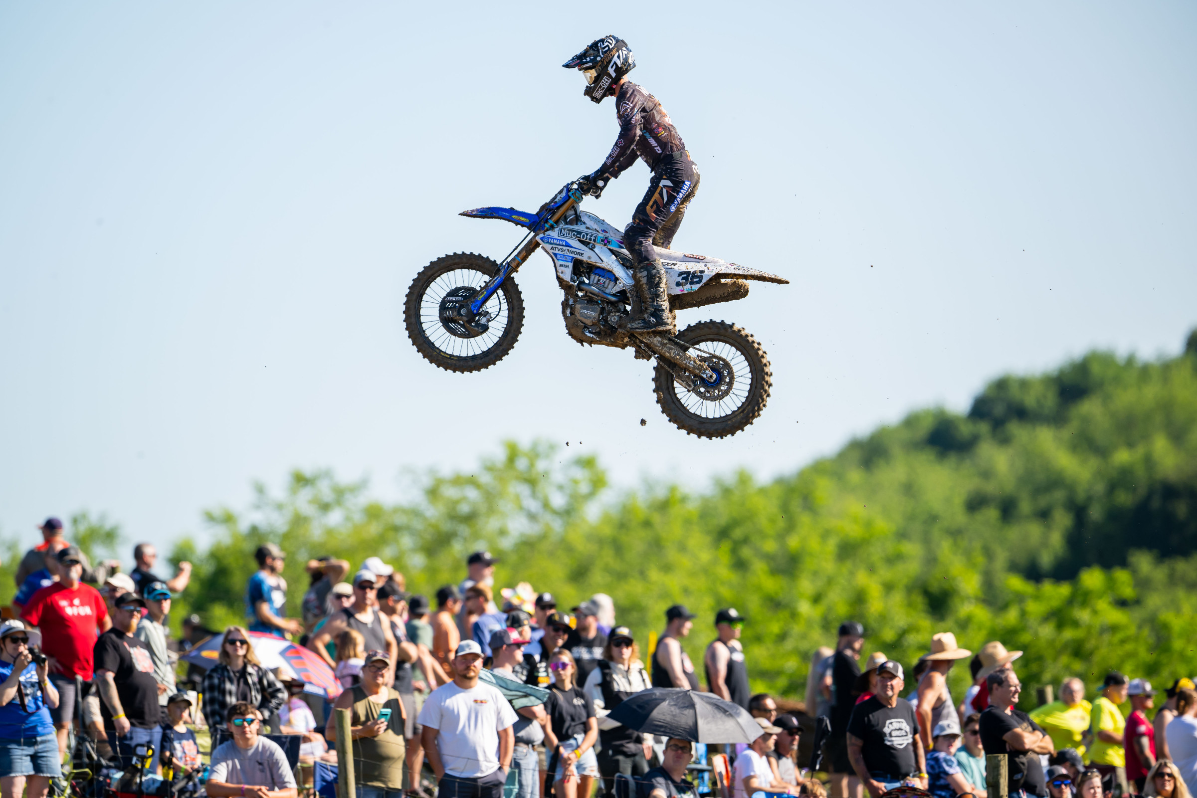 Phil takes a moment to rest in the air and plan his next outing with the boys.