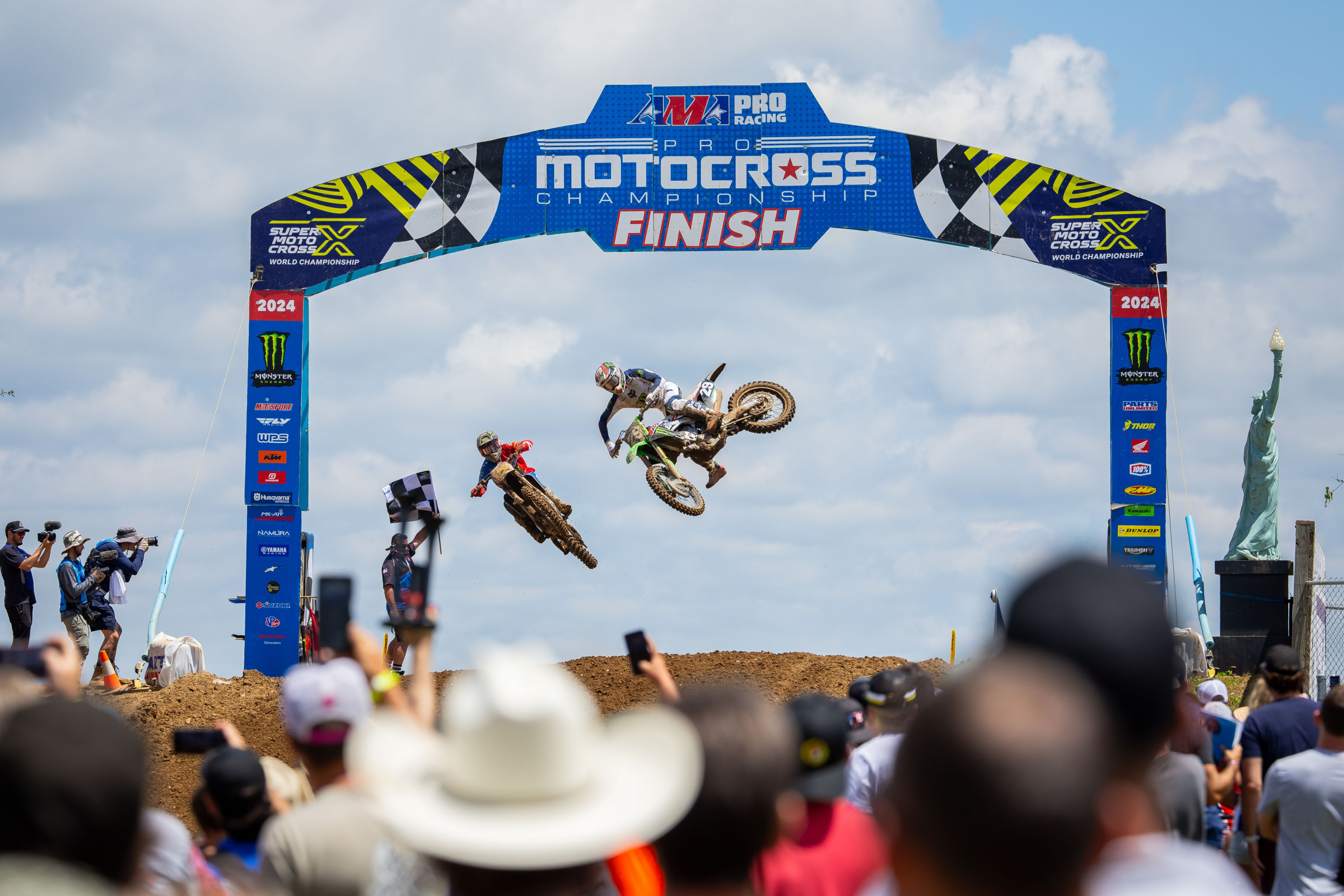 The battle between Ty Masterpool and Haiden Deegan in the first 250 moto was a thriller!