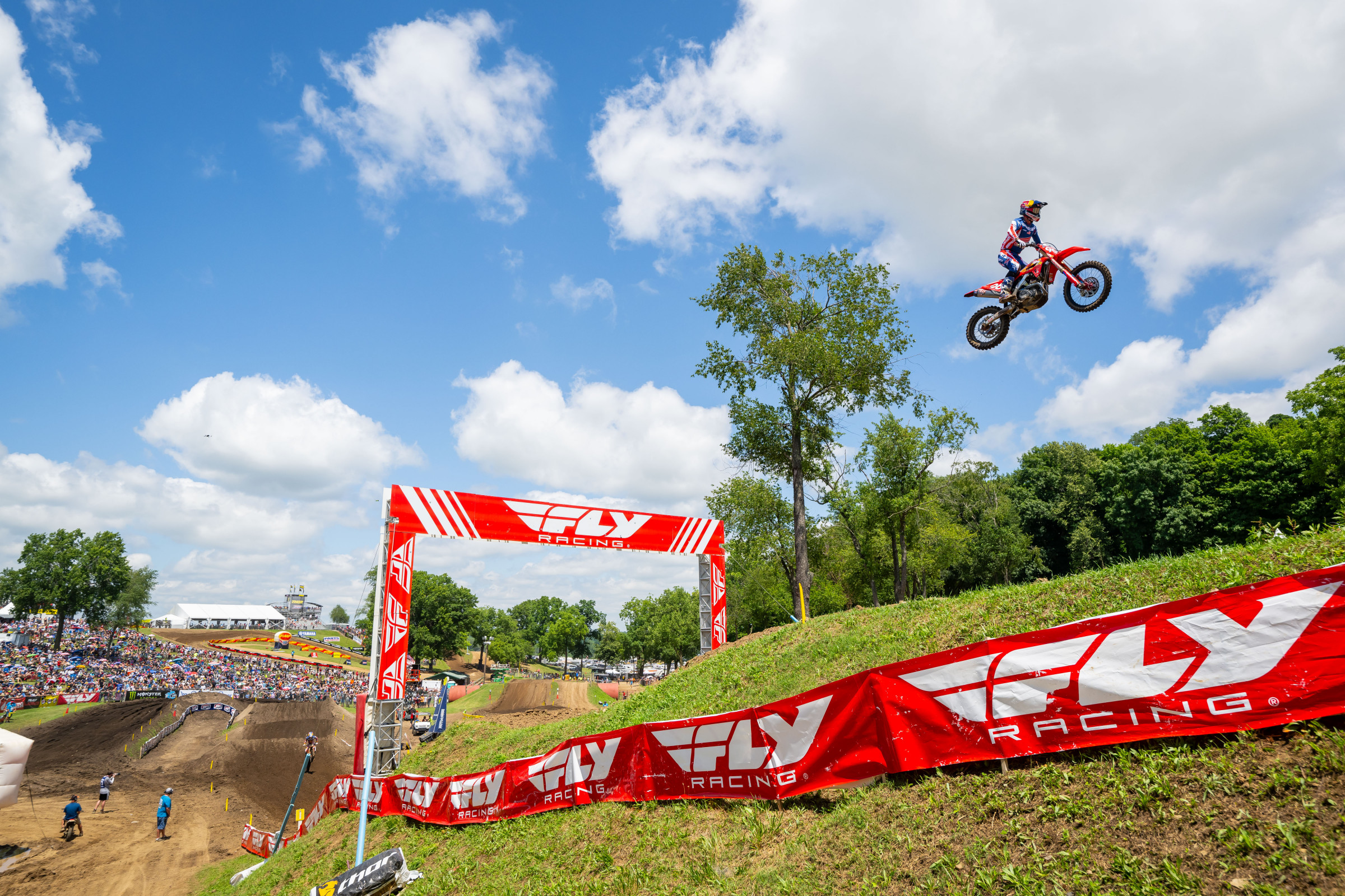Hunter Lawrence was great at RedBud, but a crash hampered his results.