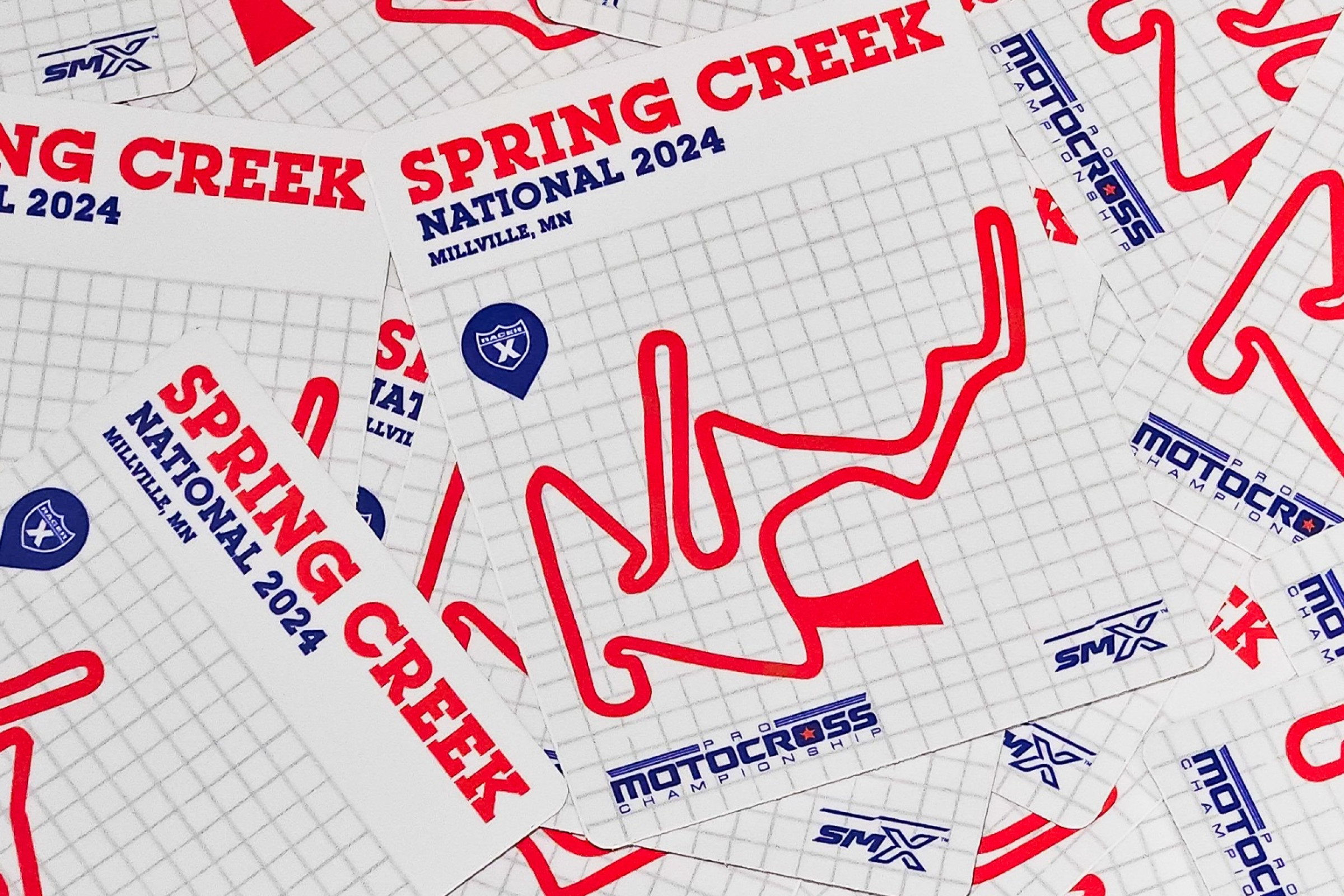 2024 Spring Creek Official Event Sticker Available at MotoTees this Weekend