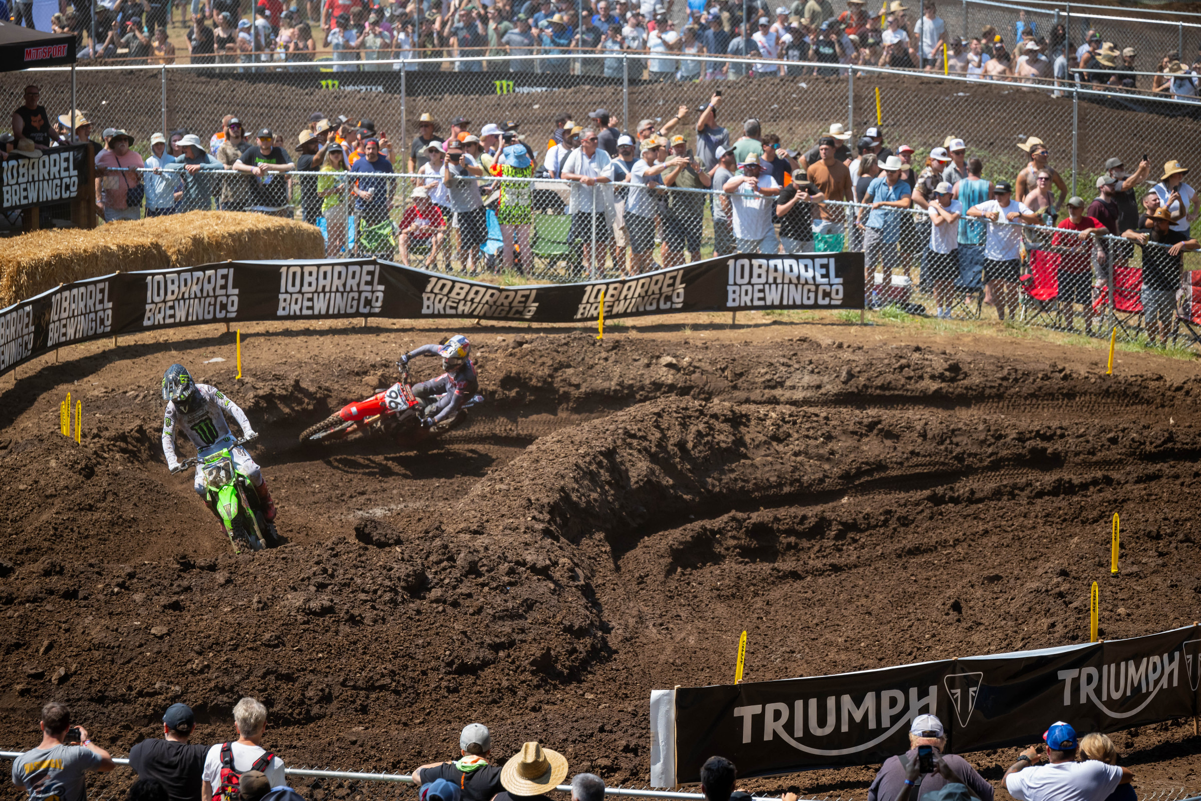 Riders didn't always choose to take the opposite lane...