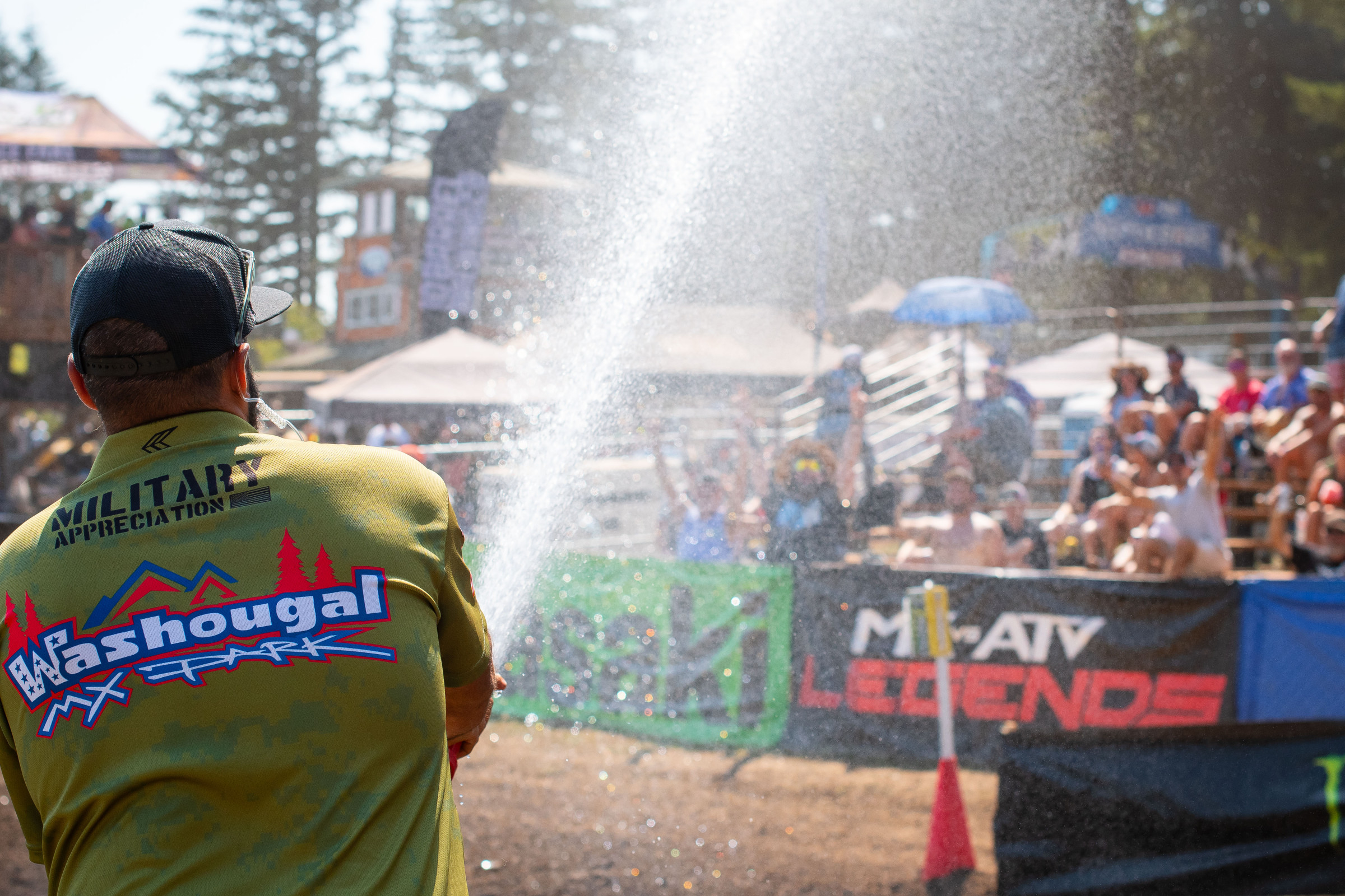 Temperatures were in the upper 90s this year at Washougal.