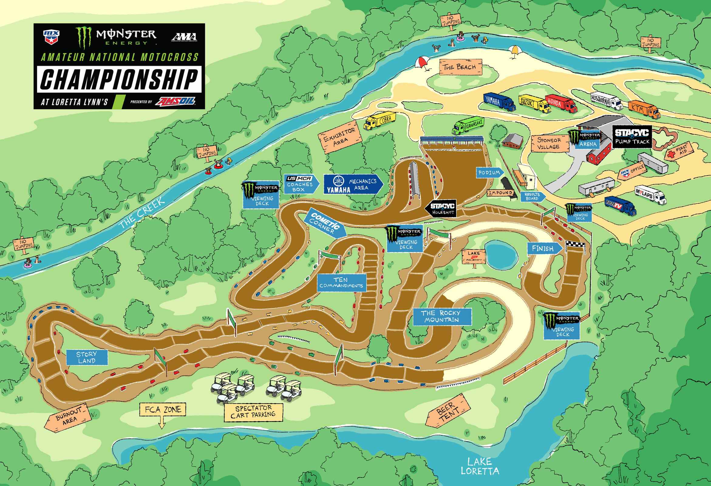 2024 Loretta Lynn's fan map.