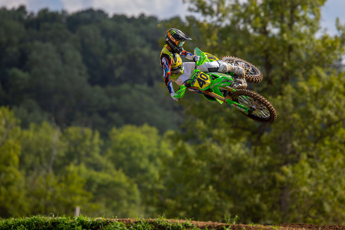 Caden Dudney closed out his 250 B championship with back-to-back moto wins.